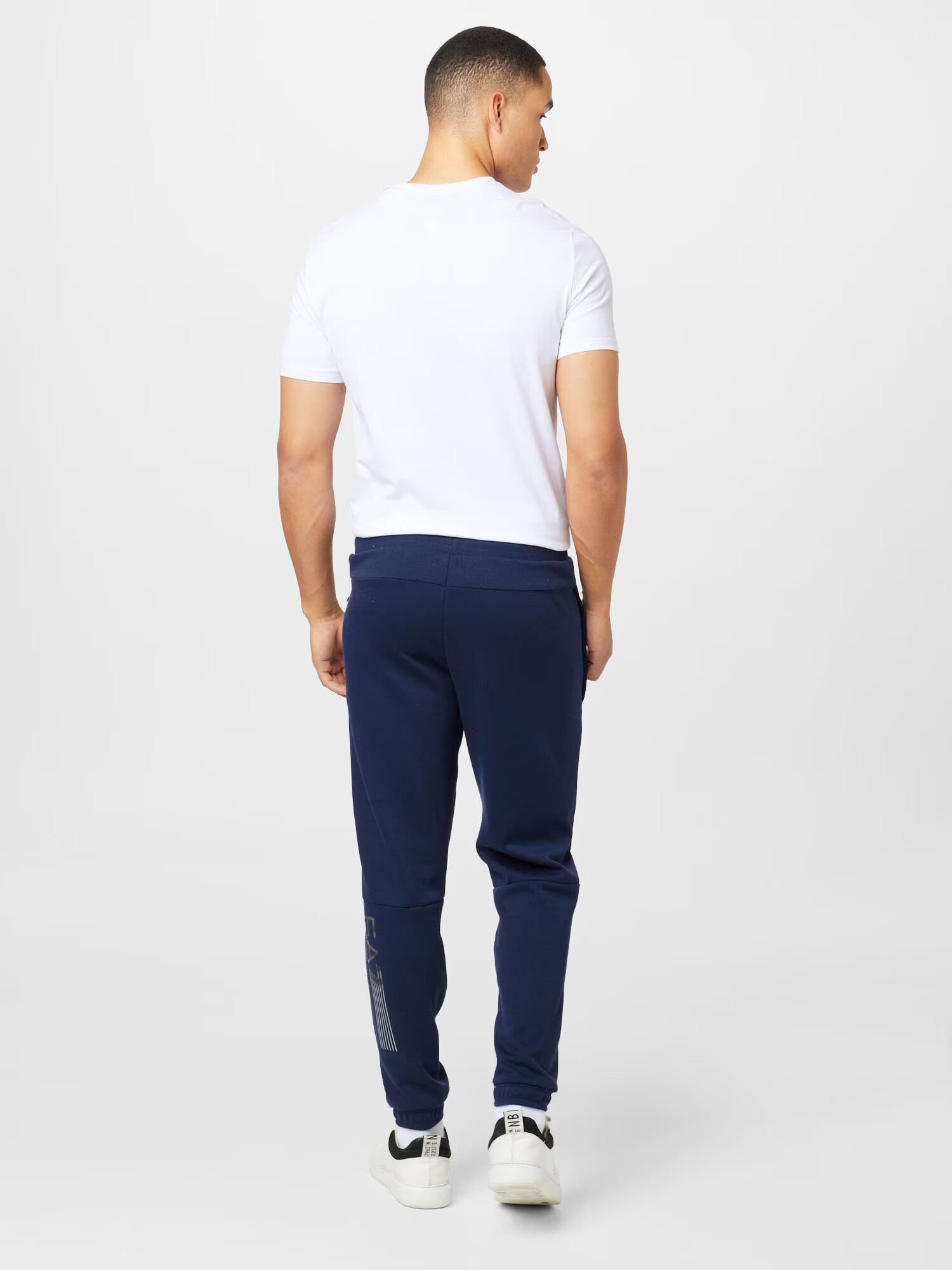 EA7 Emporio Armani Pantaloni sport bleumarin - Pled.ro