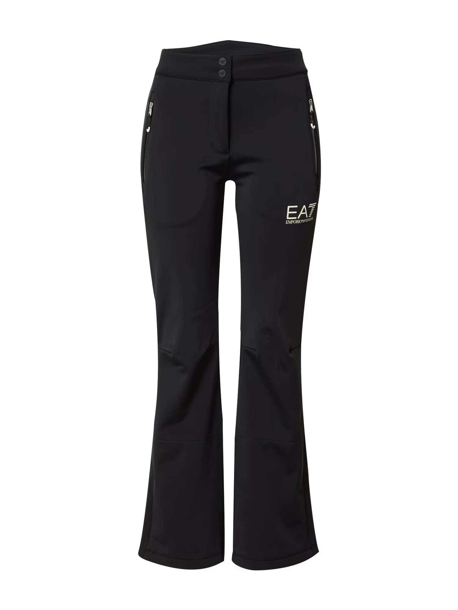 EA7 Emporio Armani Pantaloni sport negru / alb - Pled.ro