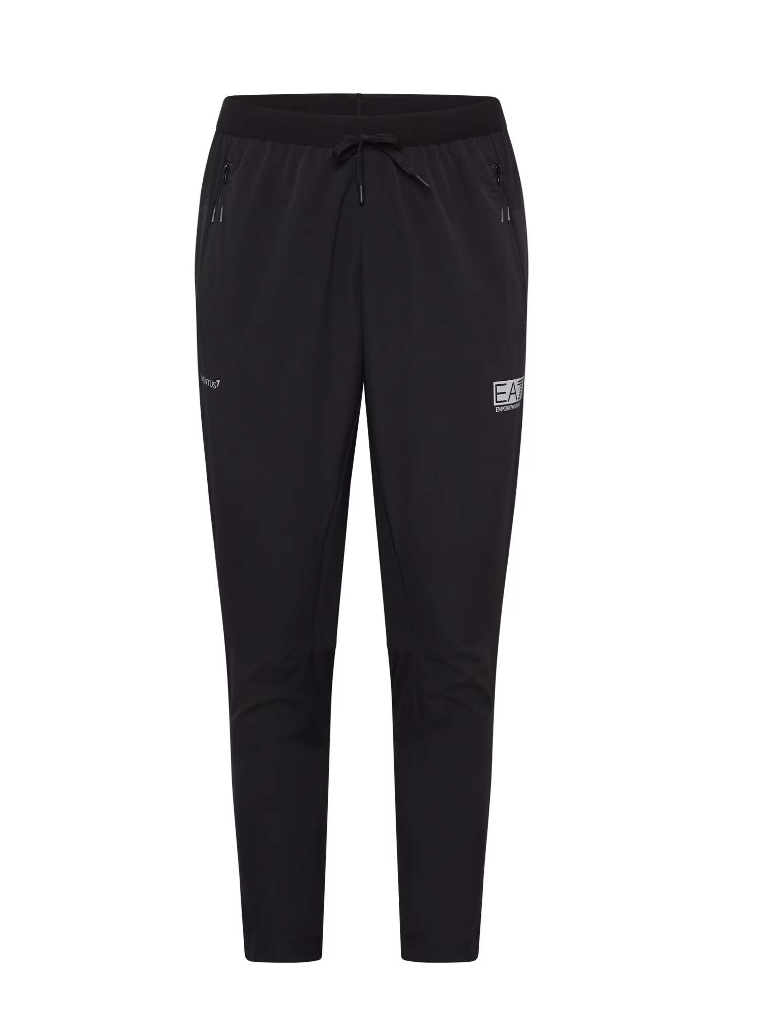 EA7 Emporio Armani Pantaloni sport negru / alb - Pled.ro