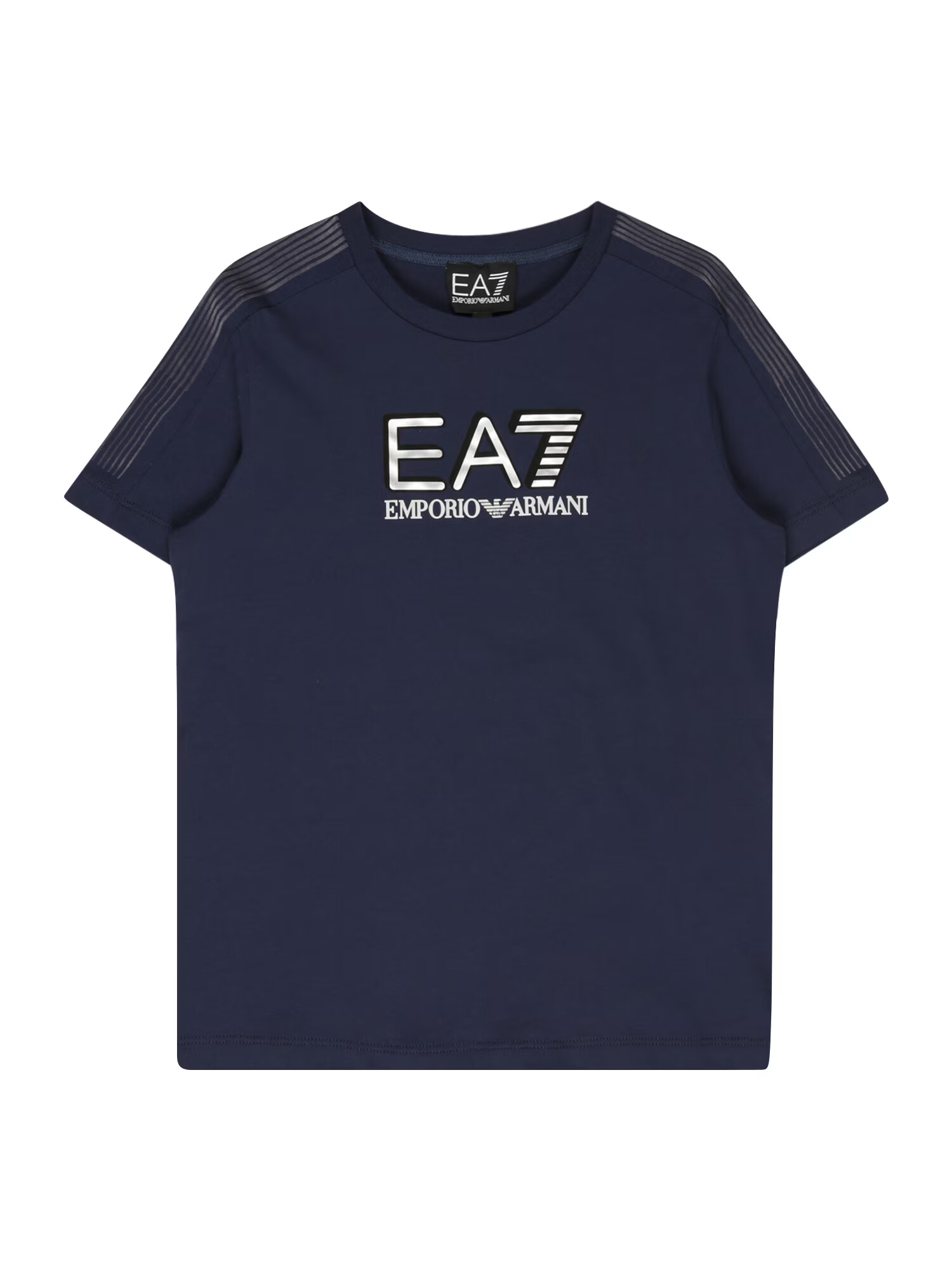 EA7 Emporio Armani Tricou albastru închis / gri amestecat / negru / alb - Pled.ro