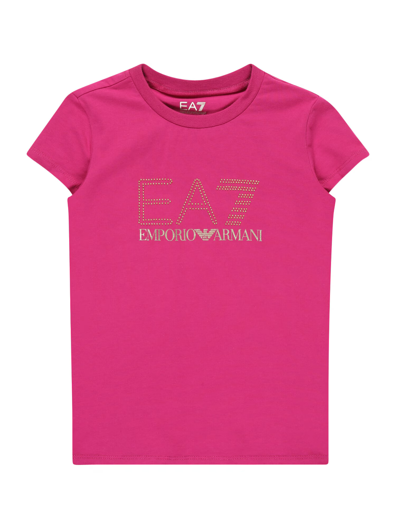 EA7 Emporio Armani Tricou auriu / fucsia / alb - Pled.ro