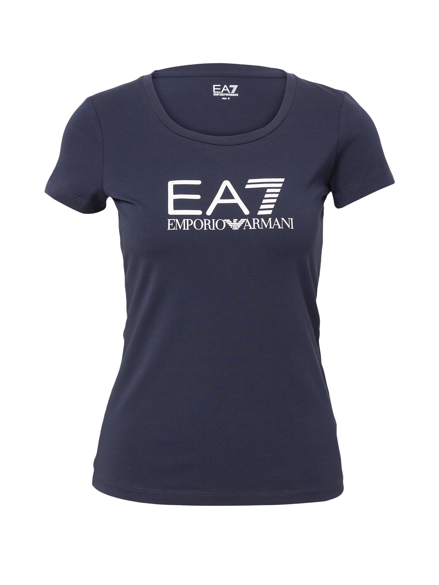 EA7 Emporio Armani Tricou bleumarin / alb - Pled.ro