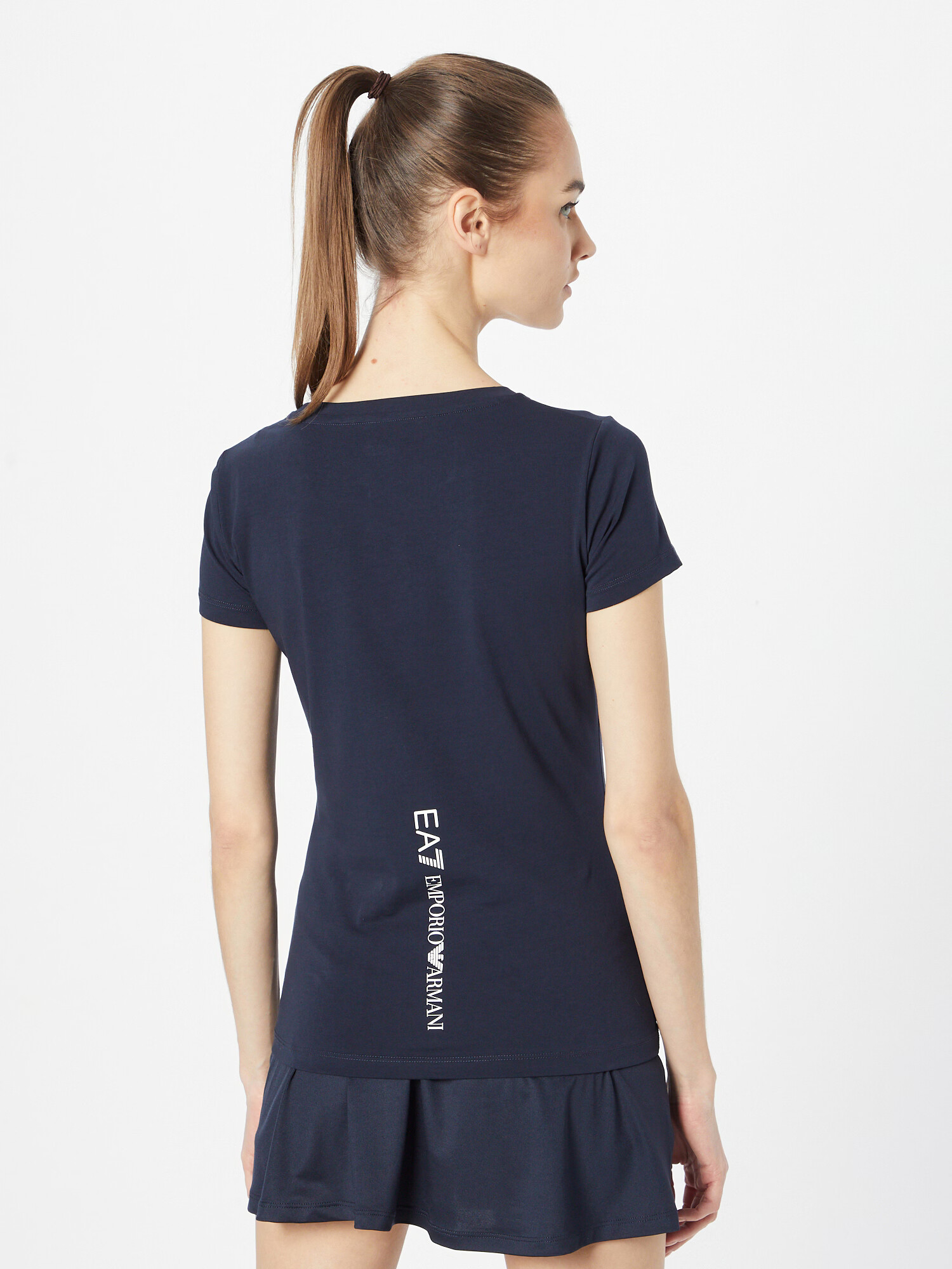 EA7 Emporio Armani Tricou bleumarin / alb - Pled.ro