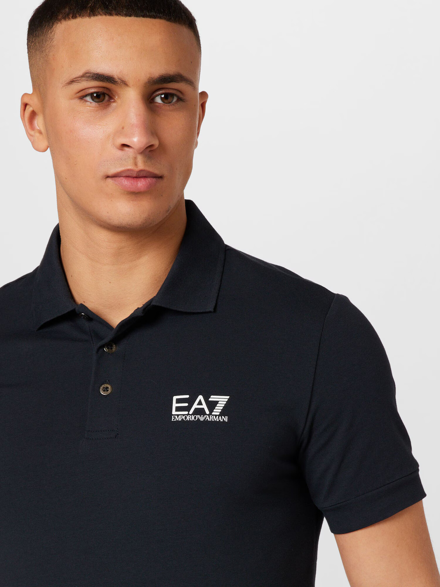 EA7 Emporio Armani Tricou bleumarin / alb - Pled.ro