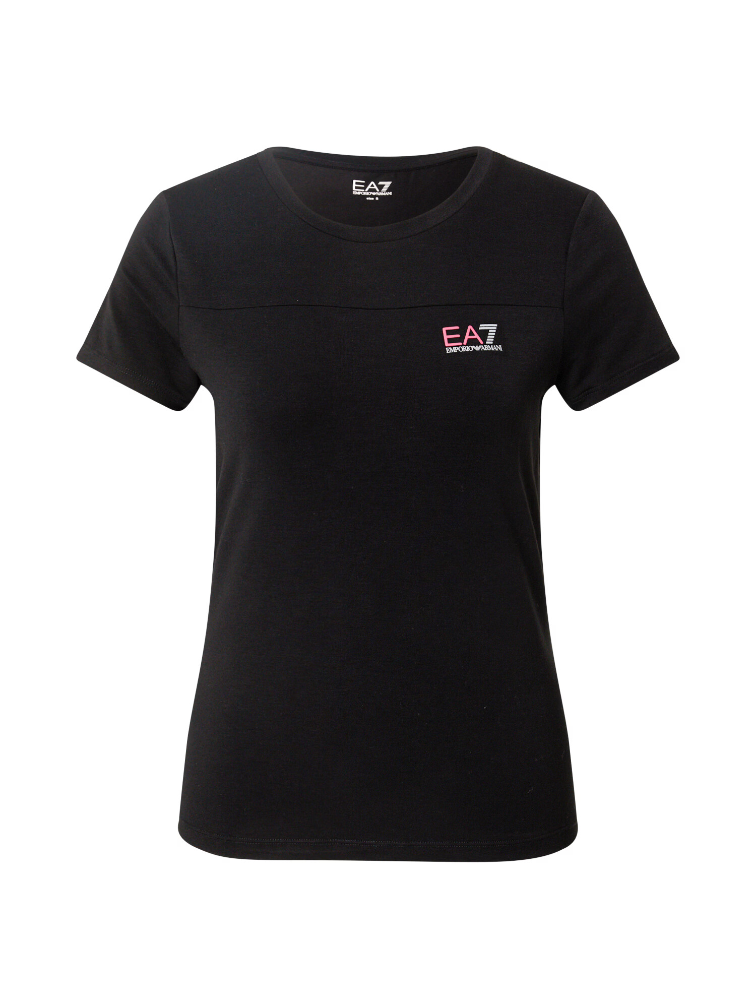 EA7 Emporio Armani Tricou funcțional roz deschis / negru / alb - Pled.ro