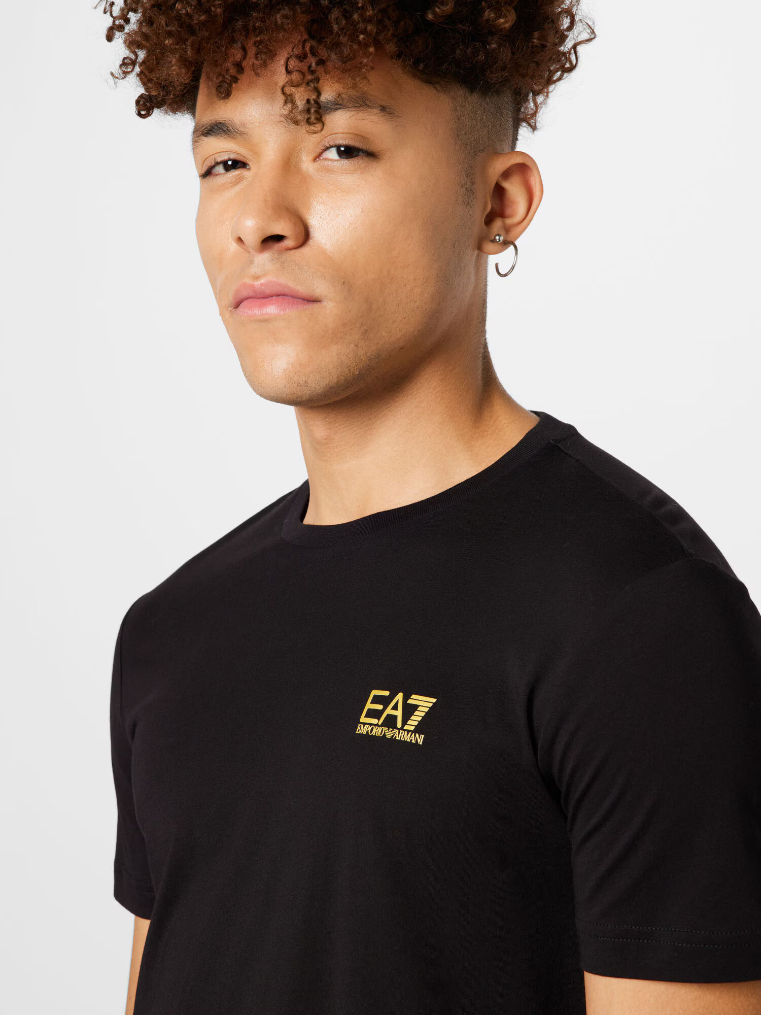 EA7 Emporio Armani Tricou funcțional galben / negru - Pled.ro