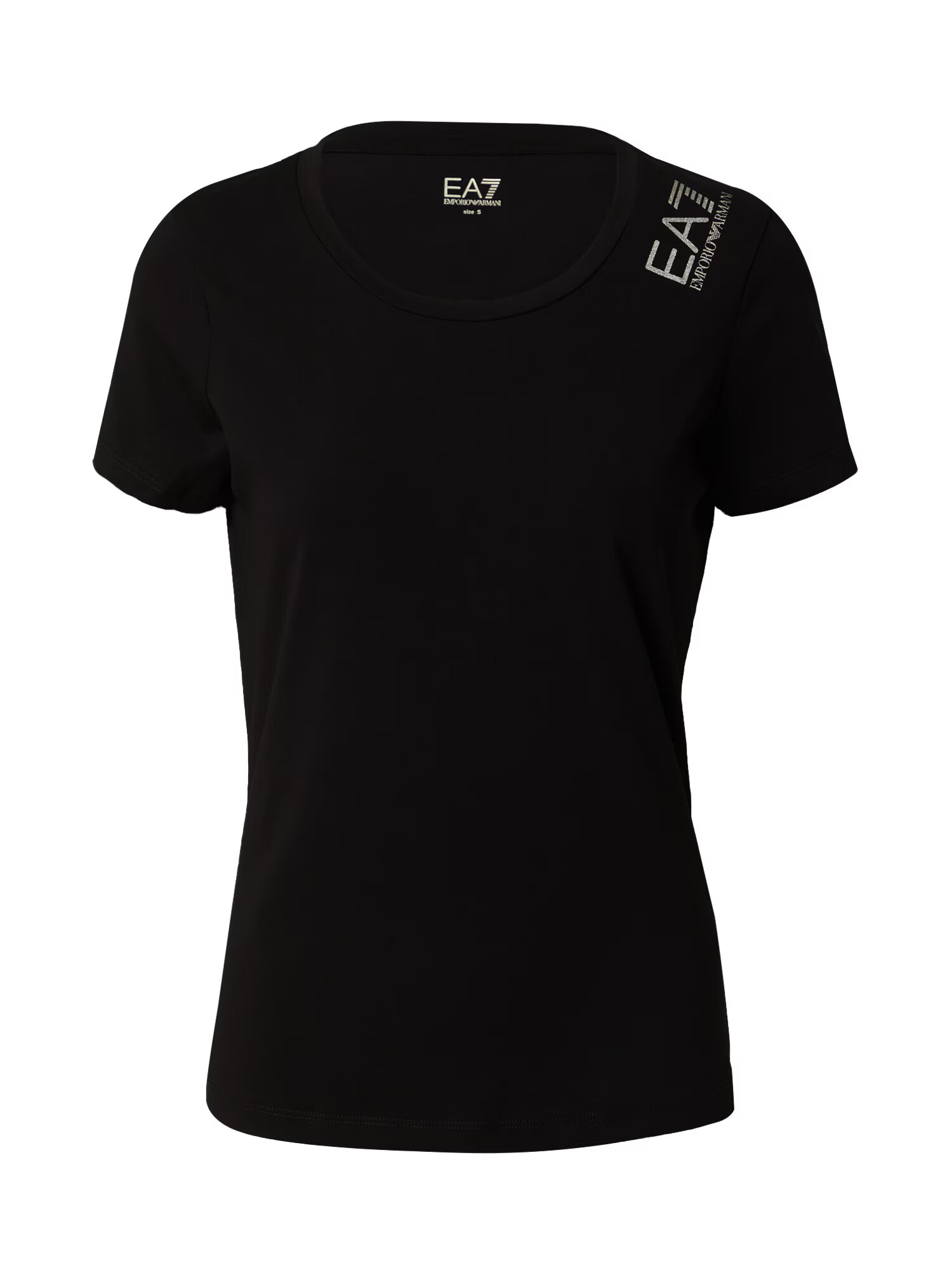 EA7 Emporio Armani Tricou gri argintiu / negru - Pled.ro