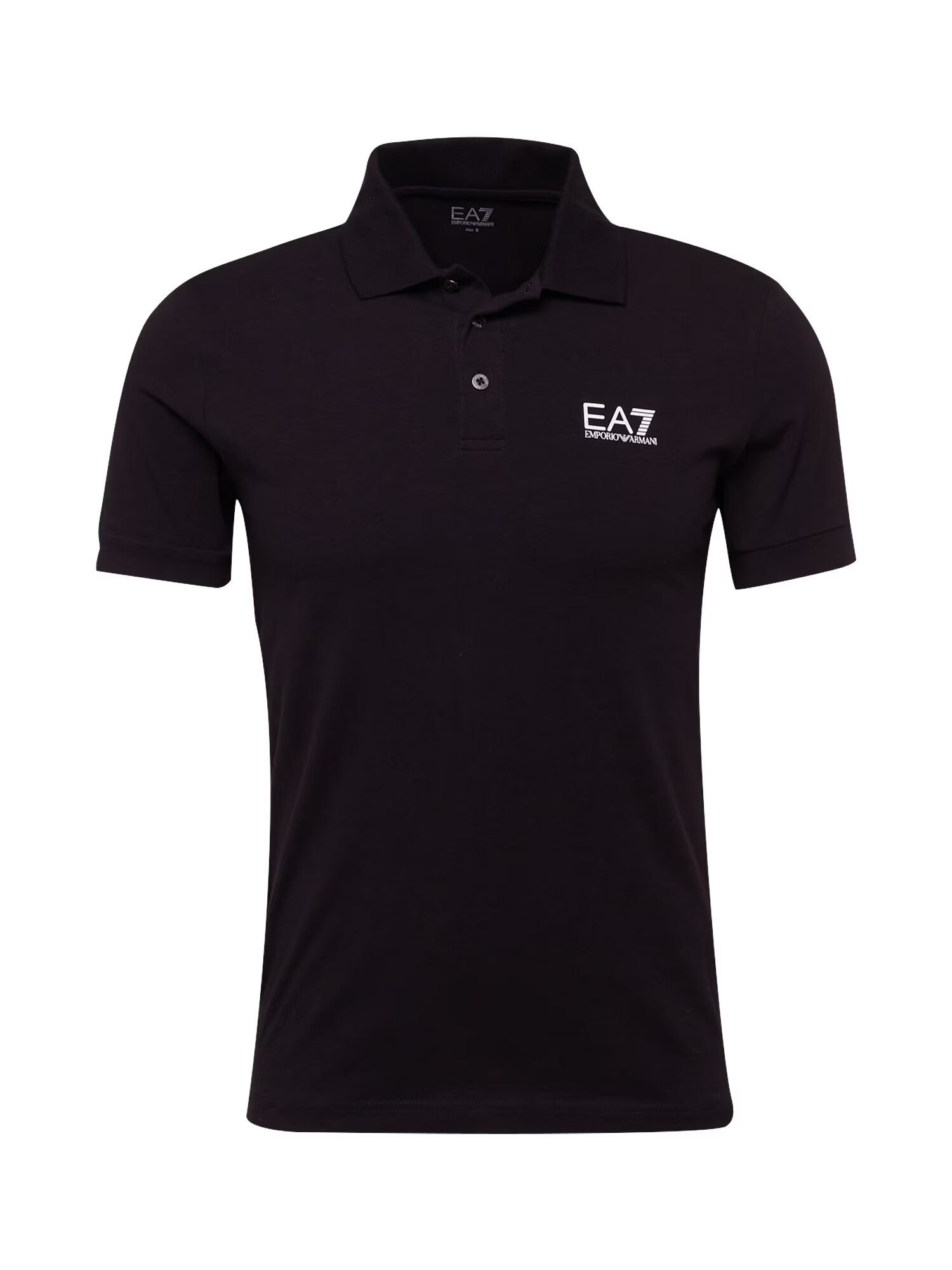 EA7 Emporio Armani Tricou negru / alb - Pled.ro