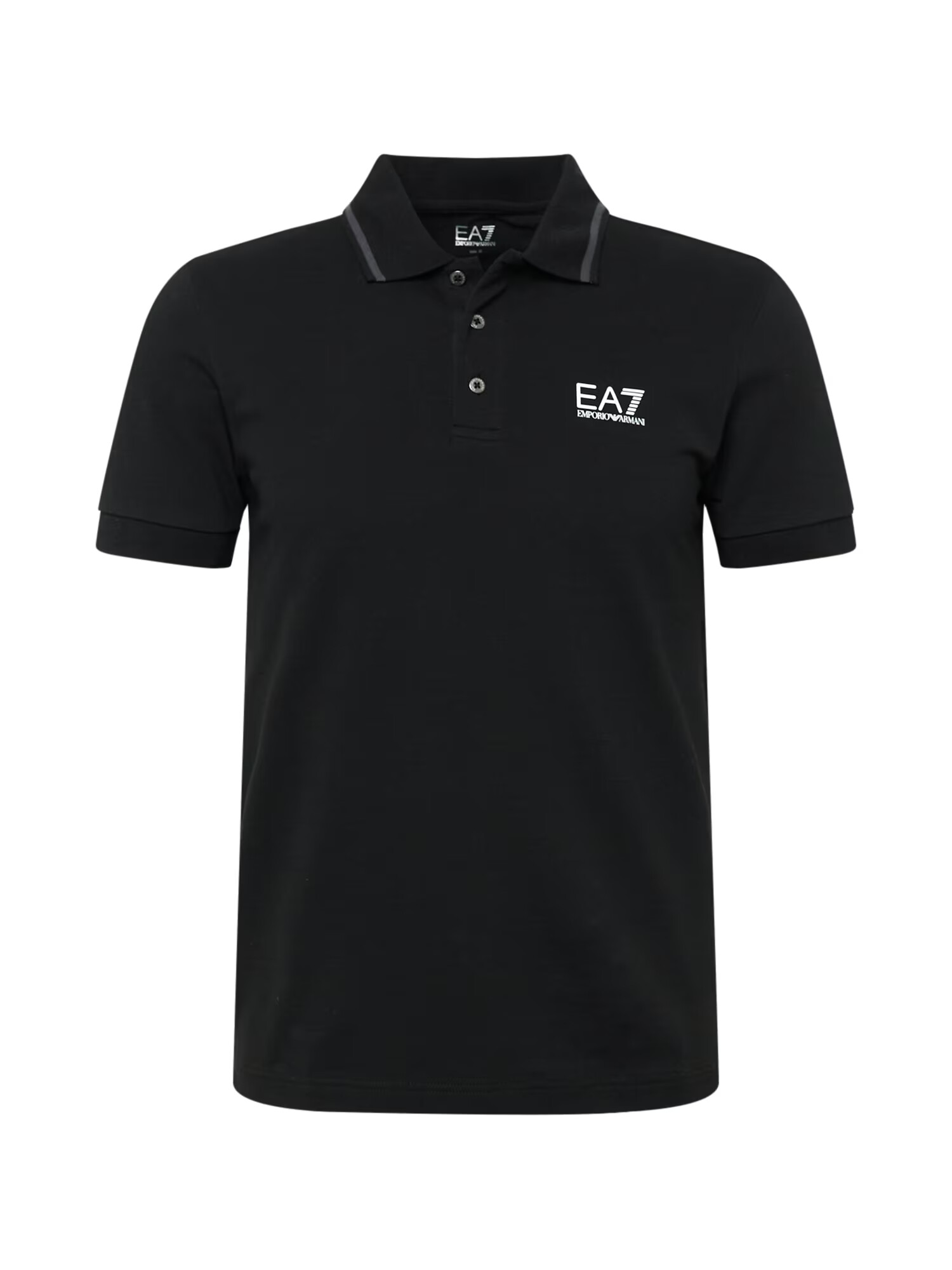 EA7 Emporio Armani Tricou negru / alb - Pled.ro