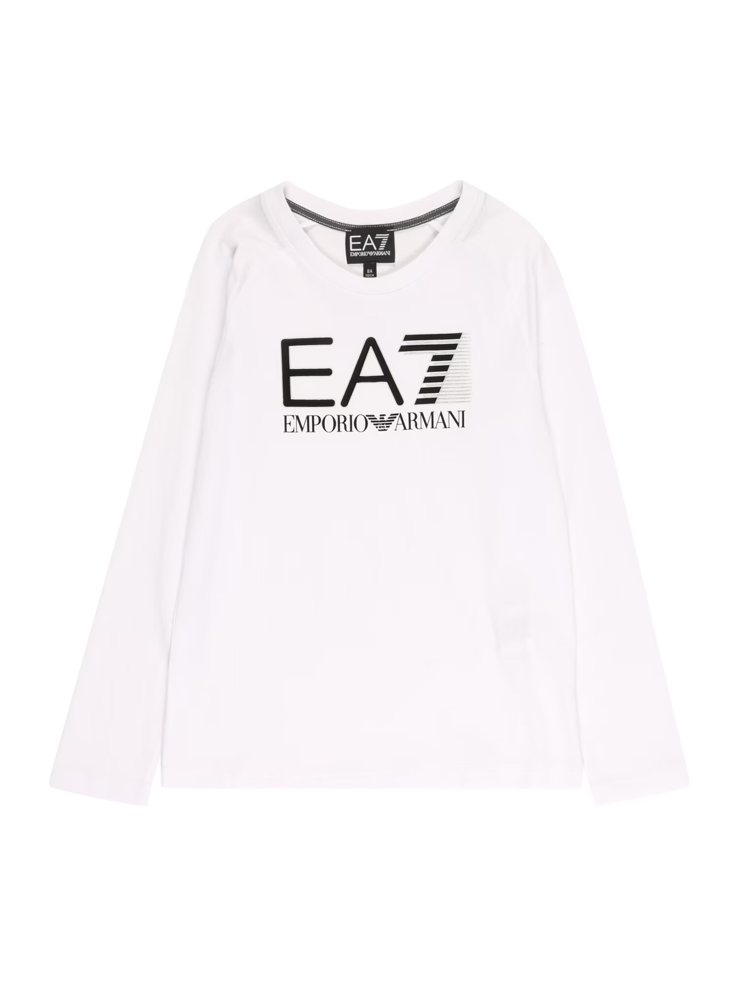 EA7 Emporio Armani Tricou negru / argintiu / alb - Pled.ro