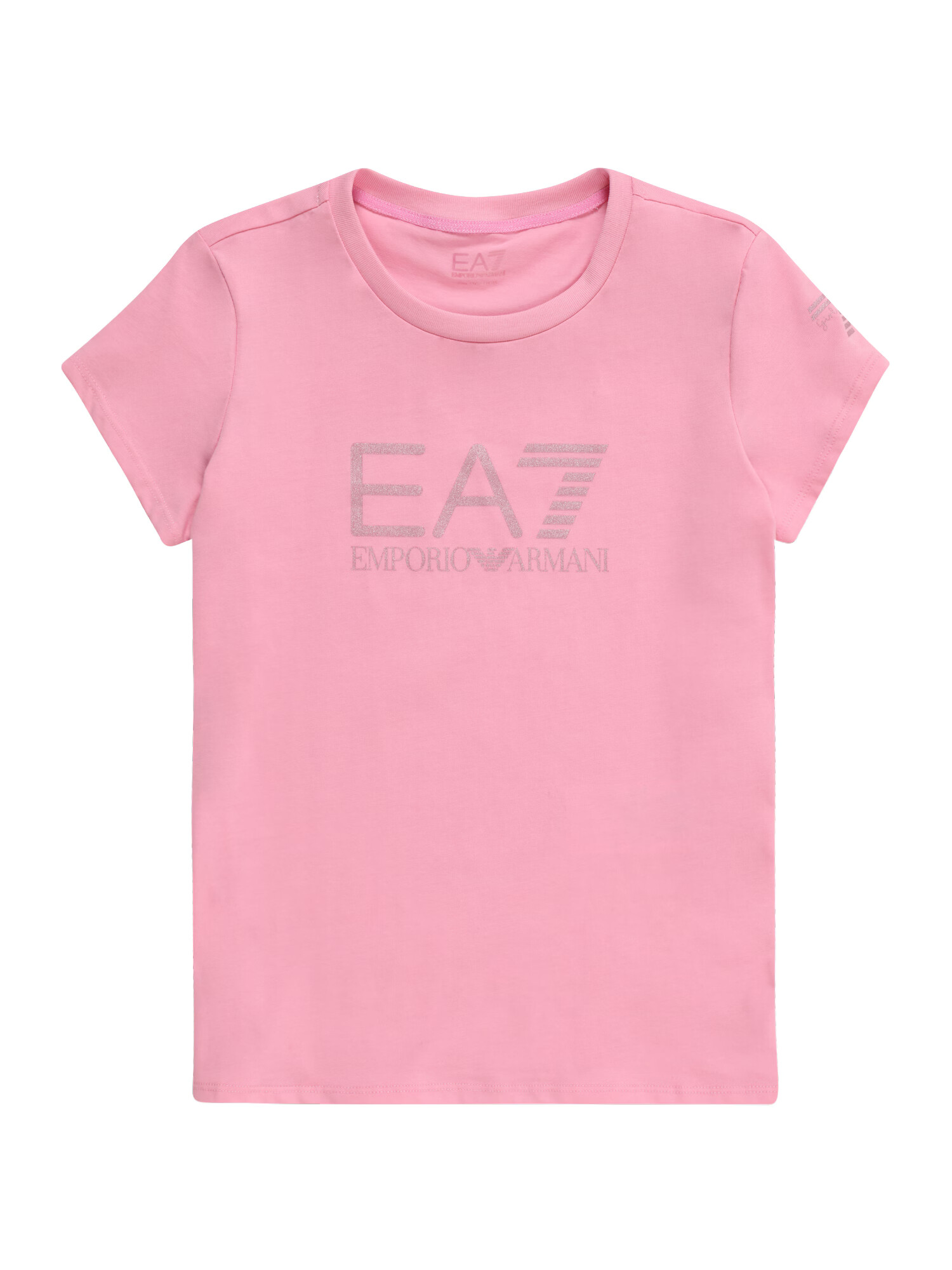 EA7 Emporio Armani Tricou roz deschis / argintiu - Pled.ro