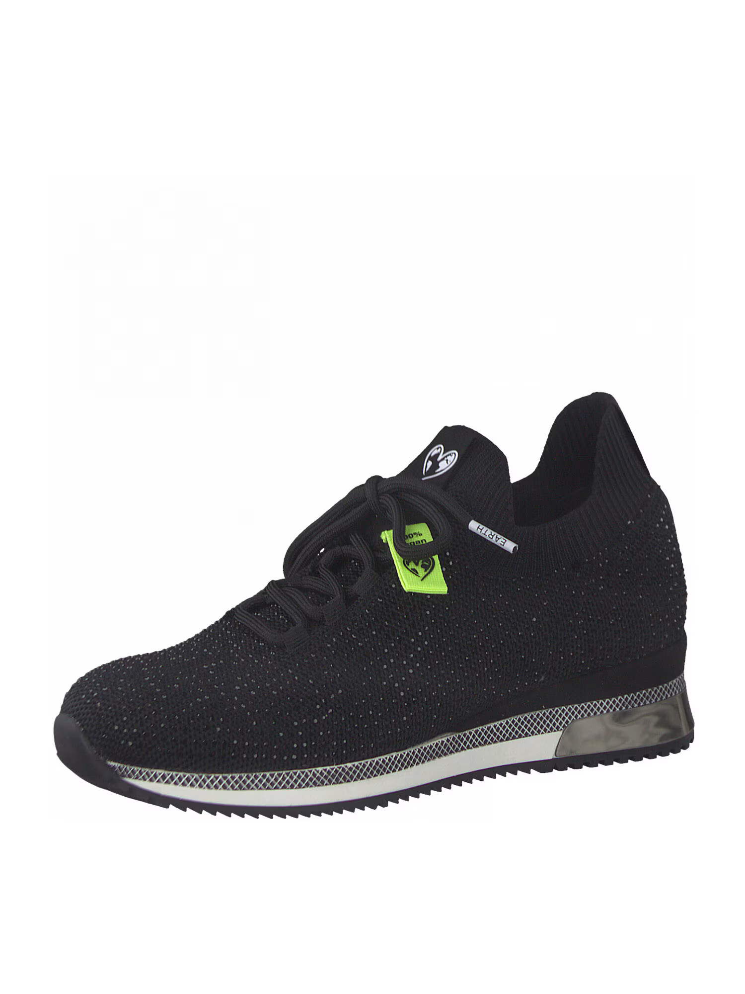 Earth Edition by Marco Tozzi Sneaker low verde kiwi / negru - Pled.ro