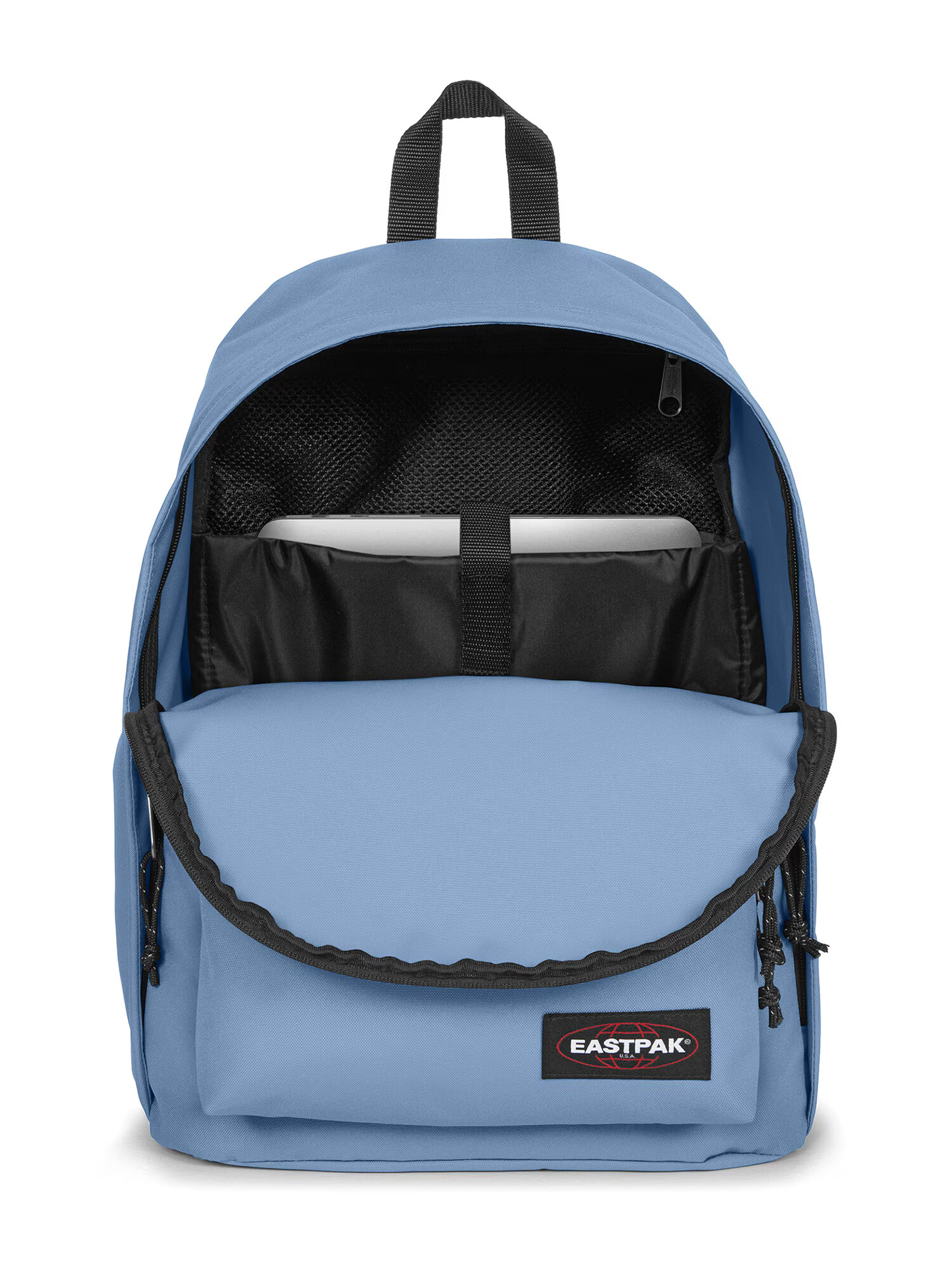 EASTPAK Rucsac albastru fumuriu / negru / alb - Pled.ro