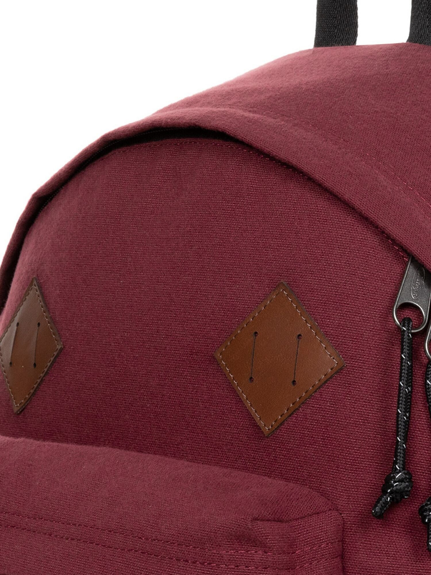 EASTPAK Rucsac 'MCFLY X BTTF' maro pueblo / roșu burgundy / negru / alb - Pled.ro