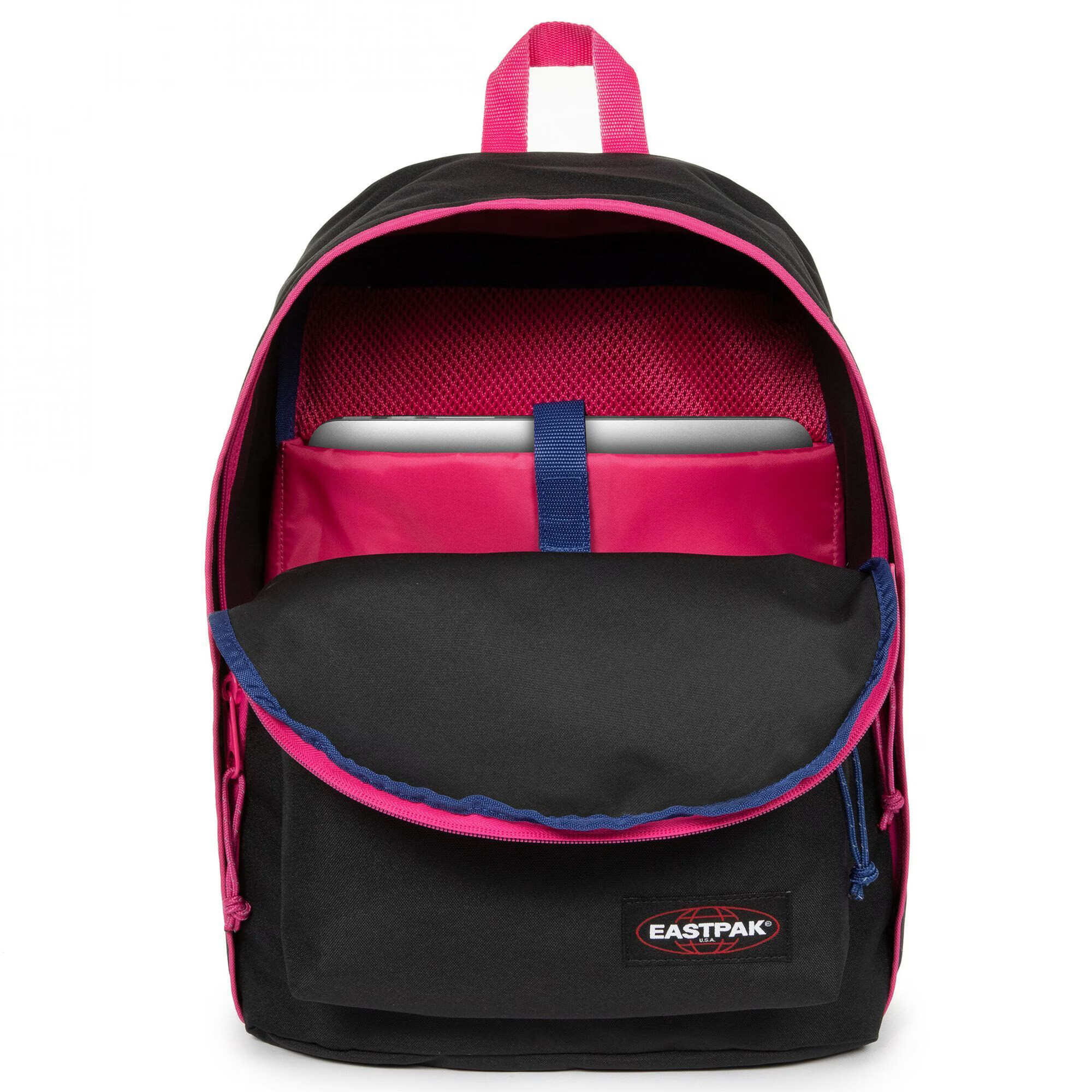 EASTPAK Rucsac 'Out of Office' albastru / roz / negru - Pled.ro