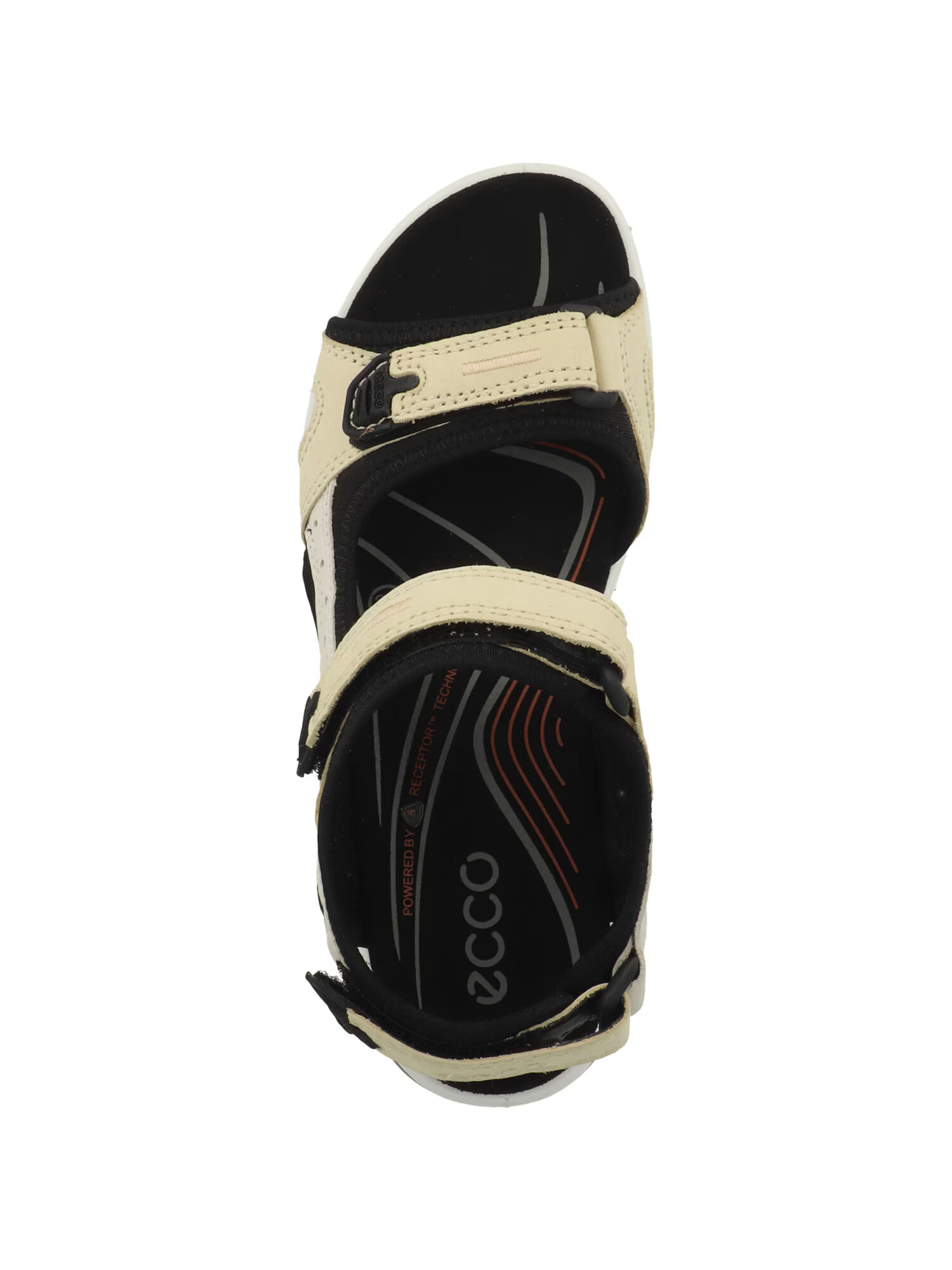 ECCO Sandale trekking 'Offroad' crem / negru / alb - Pled.ro