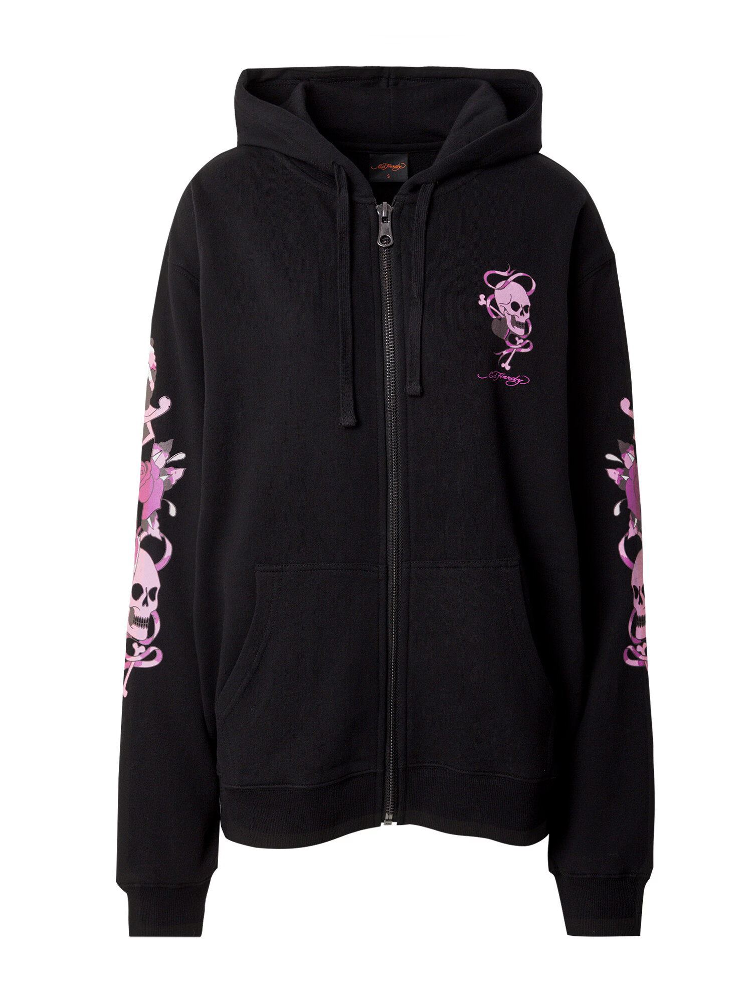 Ed Hardy Hanorac roz / roz deschis / negru - Pled.ro