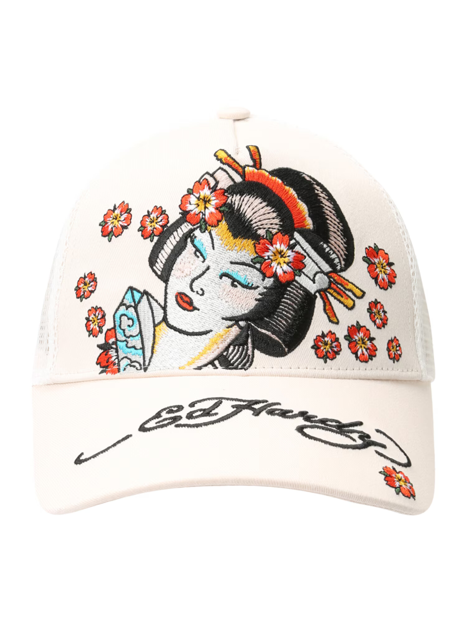 Ed Hardy Șapcă portocaliu / roșu / negru / alb murdar - Pled.ro