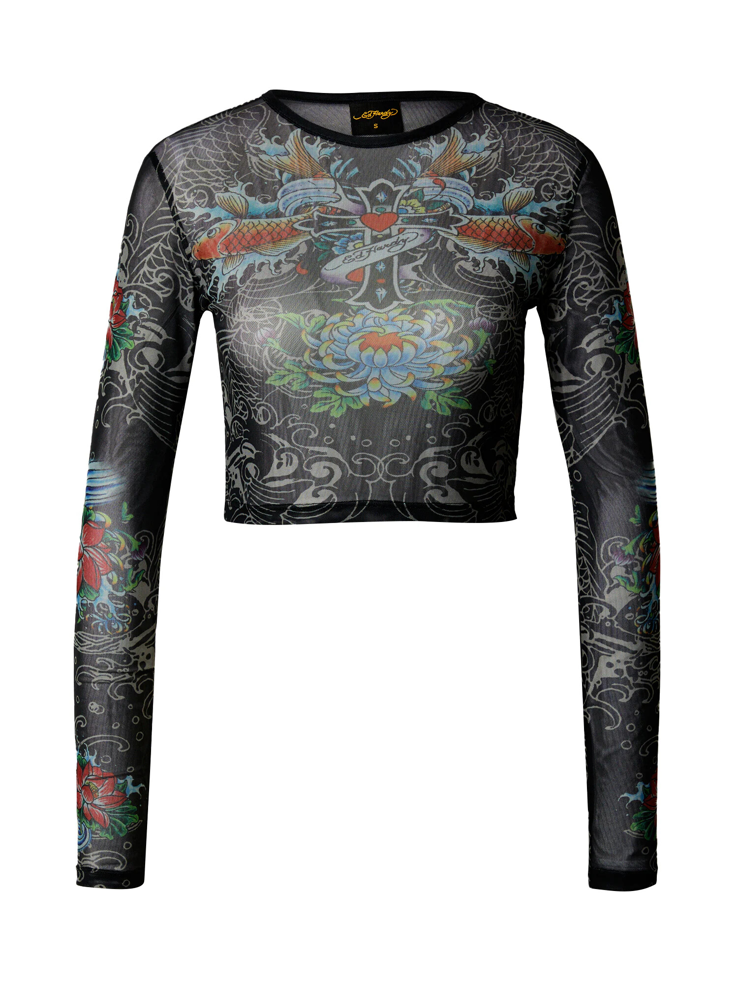 Ed Hardy Tricou albastru / verde / roșu / negru - Pled.ro