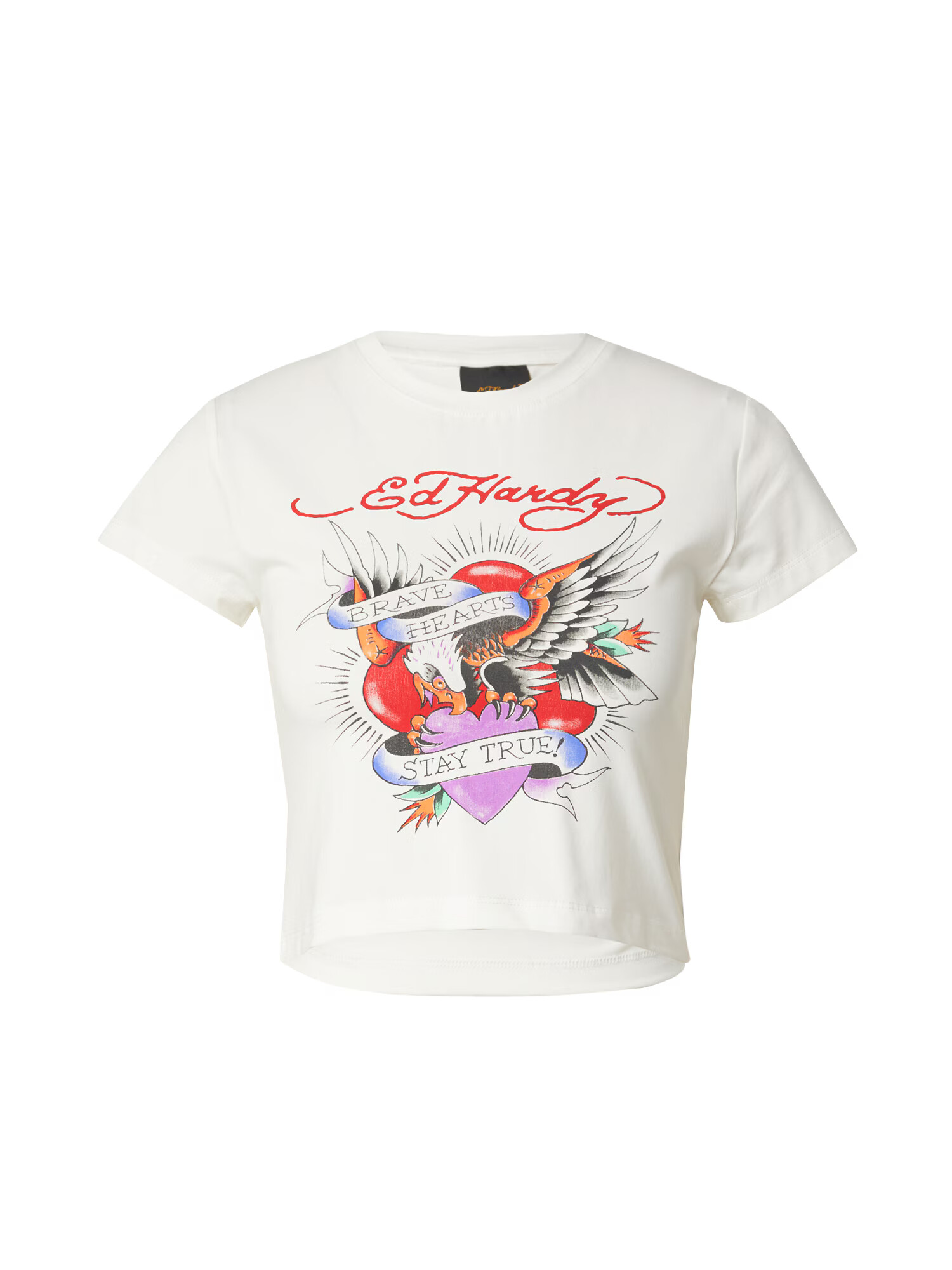 Ed Hardy Tricou lila / roșu / negru / alb - Pled.ro