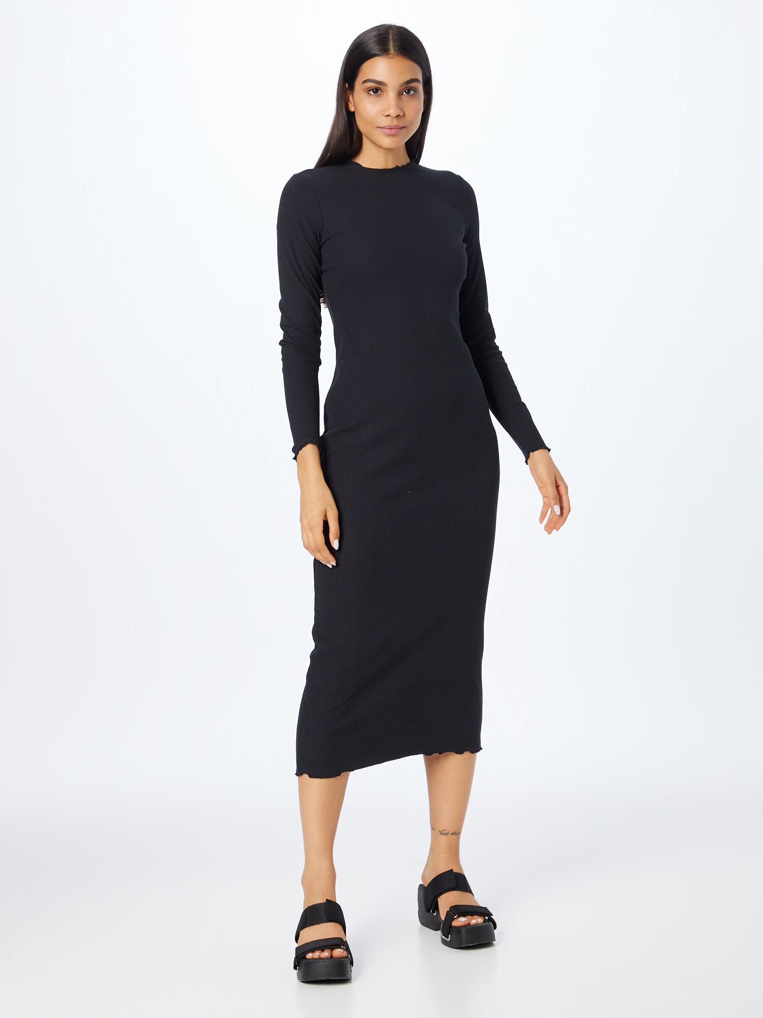 ESPRIT Rochie negru / alb - Pled.ro