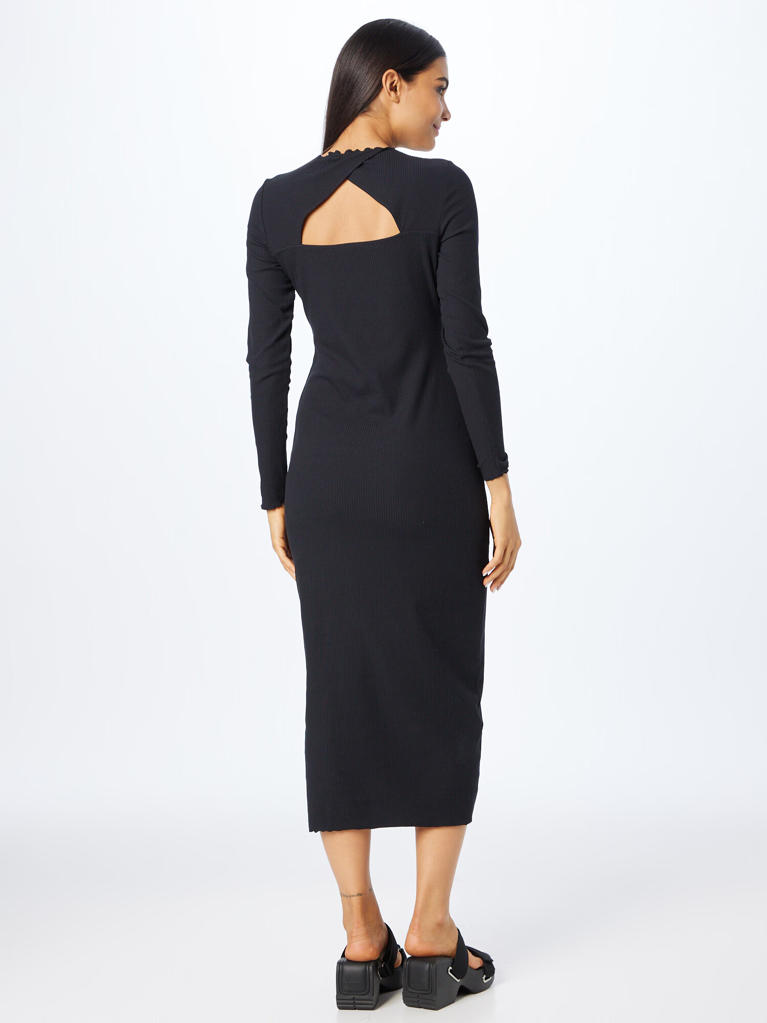 ESPRIT Rochie negru / alb - Pled.ro