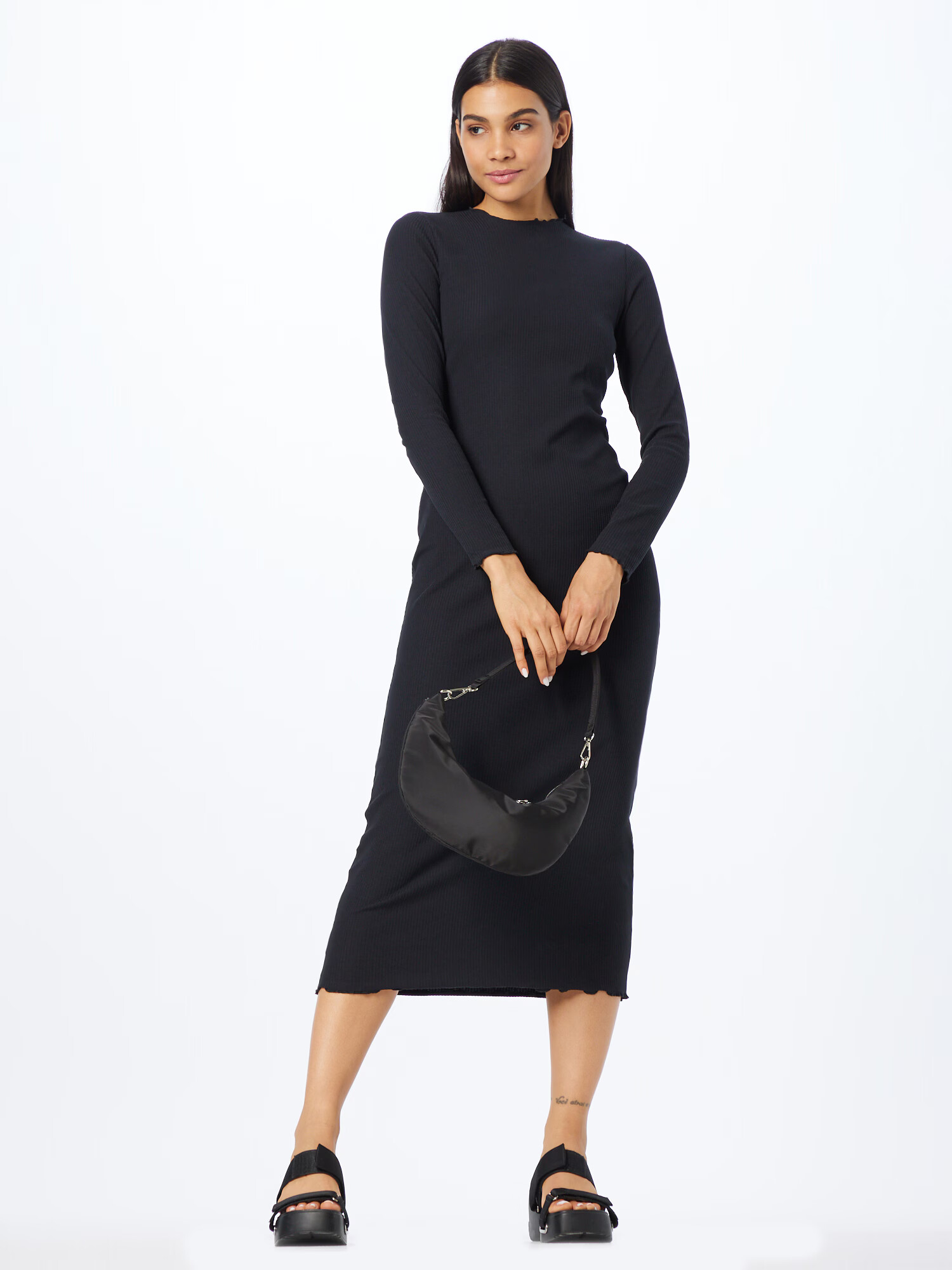 ESPRIT Rochie negru / alb - Pled.ro