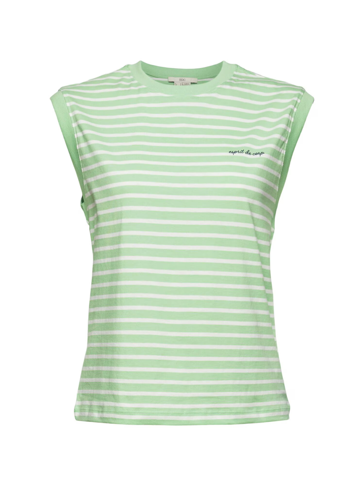 ESPRIT Top albastru marin / verde deschis / alb - Pled.ro