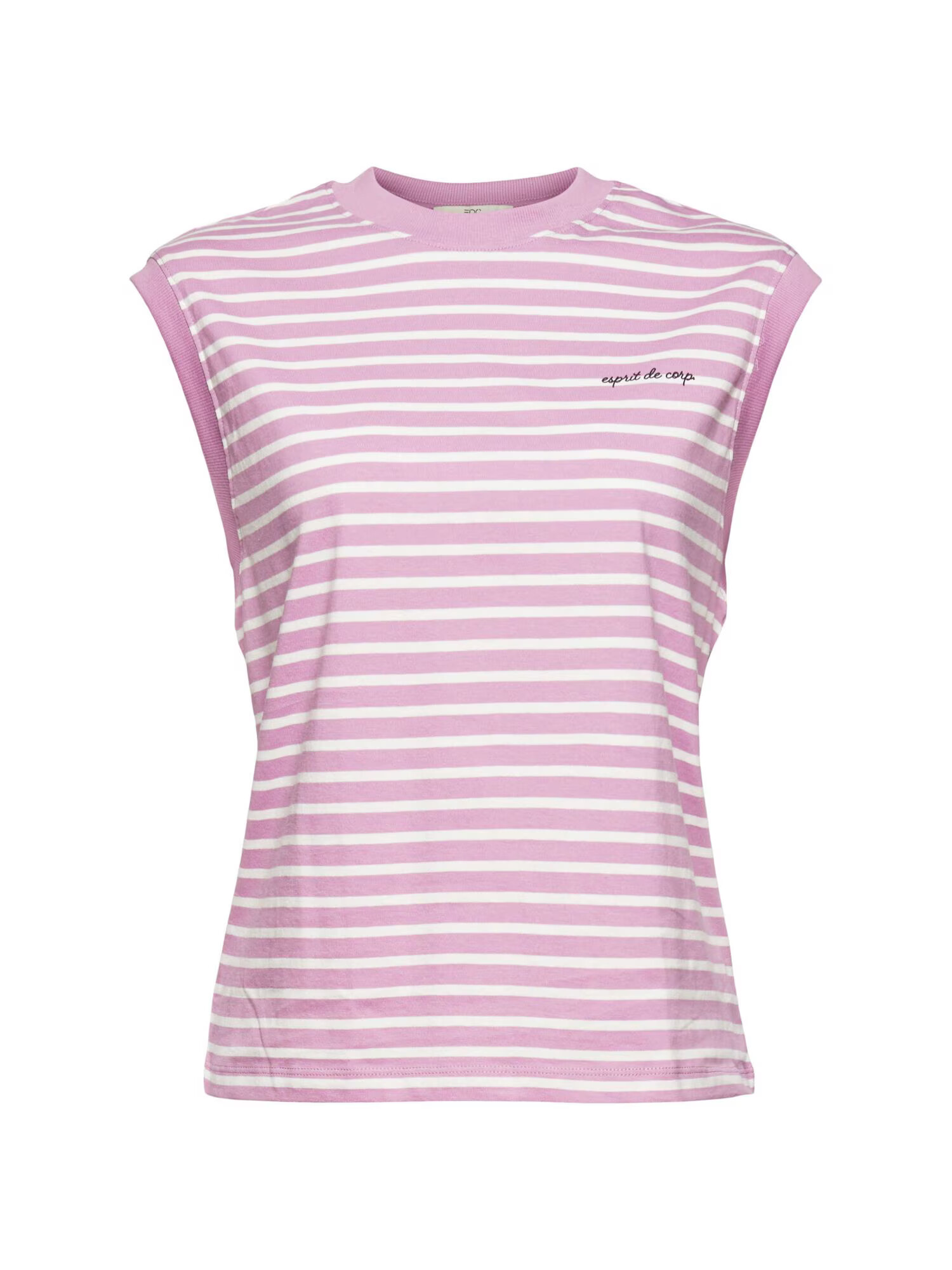 ESPRIT Top lila / negru / alb - Pled.ro