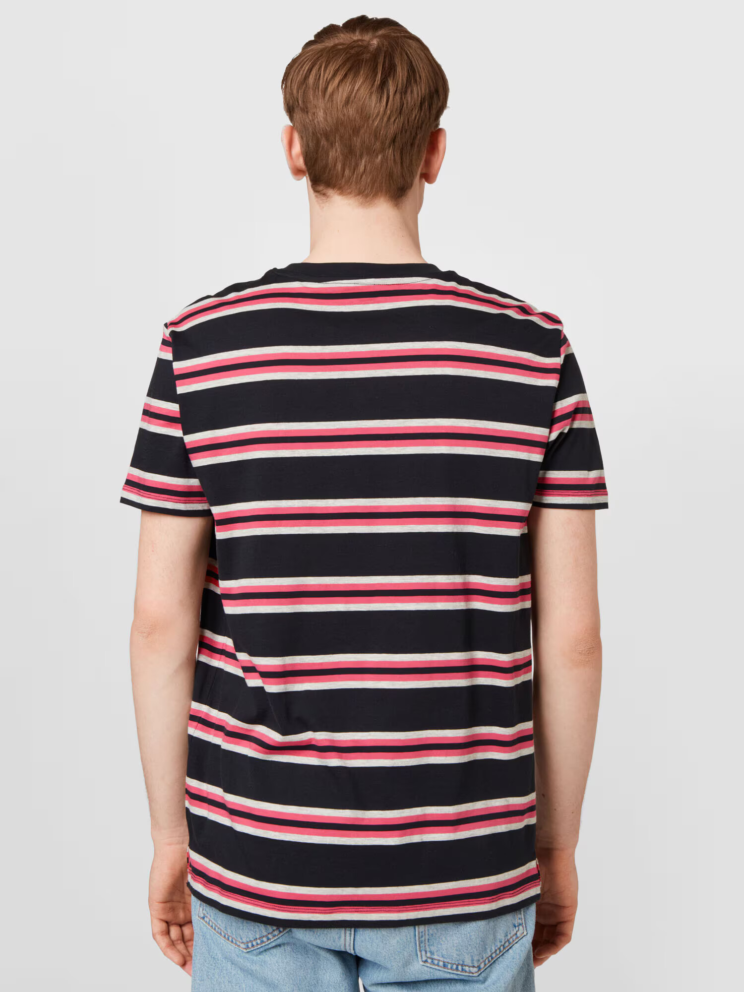 ESPRIT Tricou ecru / fucsia / negru - Pled.ro