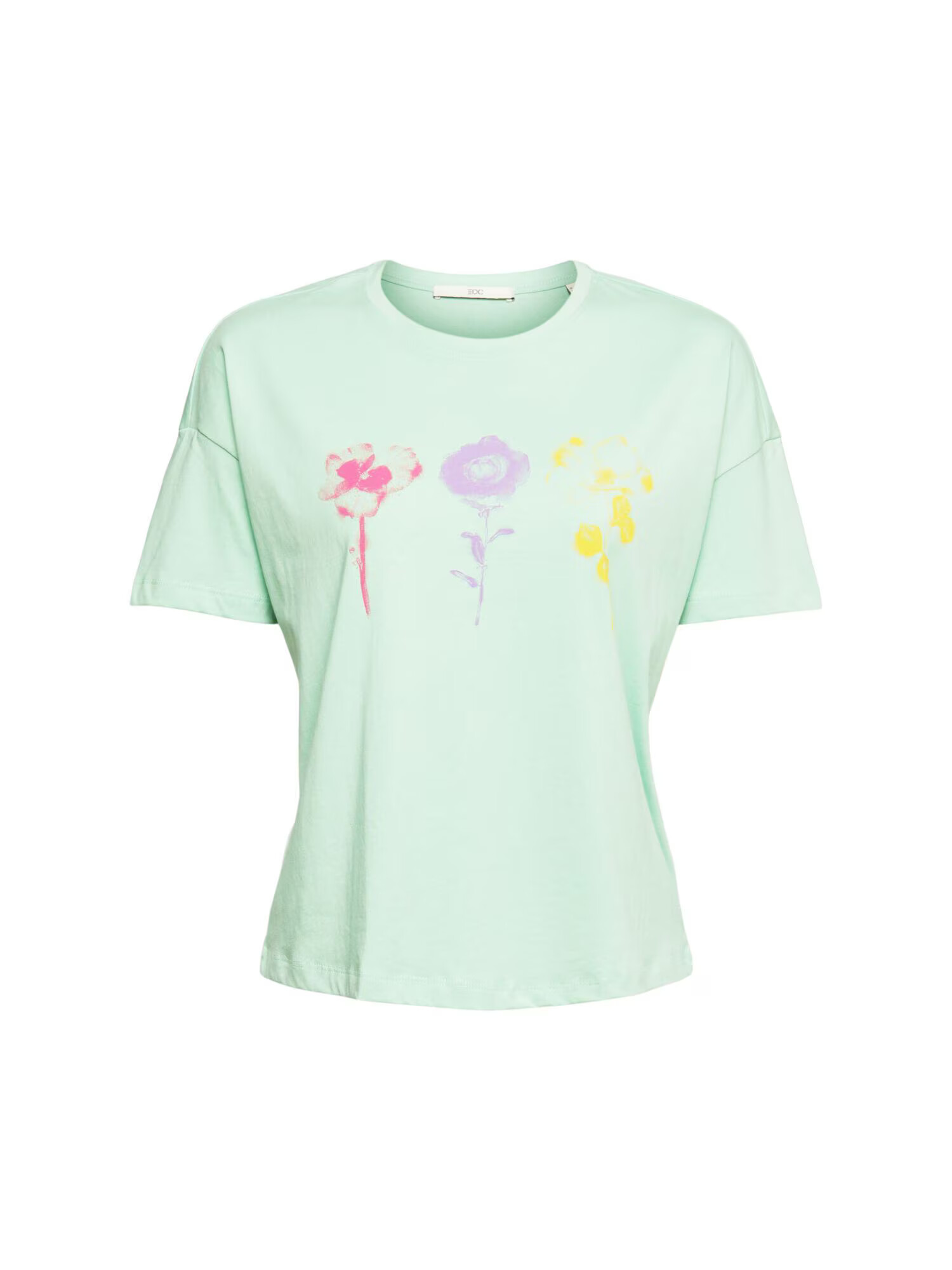 ESPRIT Tricou galben / verde pastel / mov deschis / roz - Pled.ro