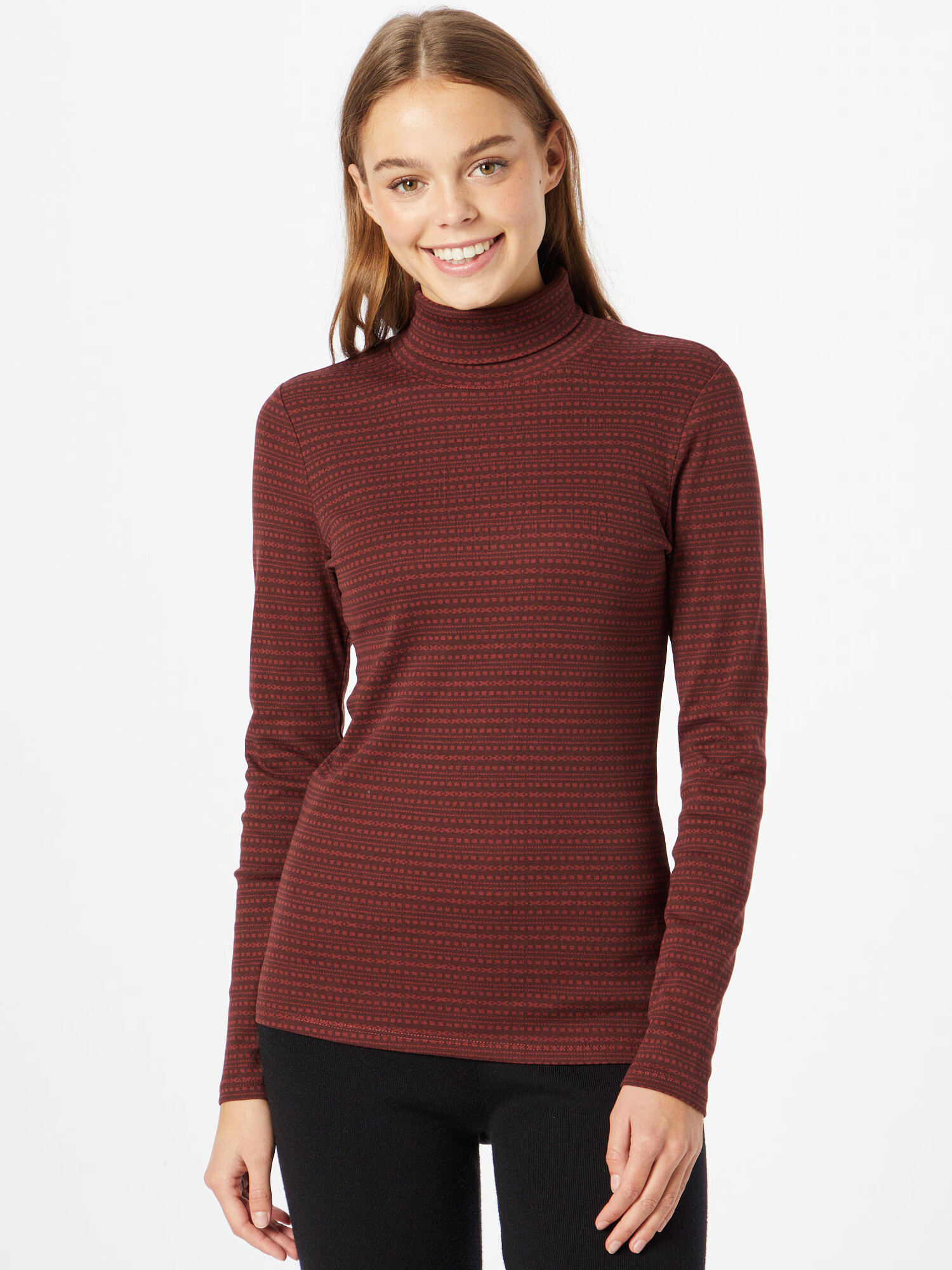 EDC BY ESPRIT Tricou roșu burgundy / roşu închis - Pled.ro