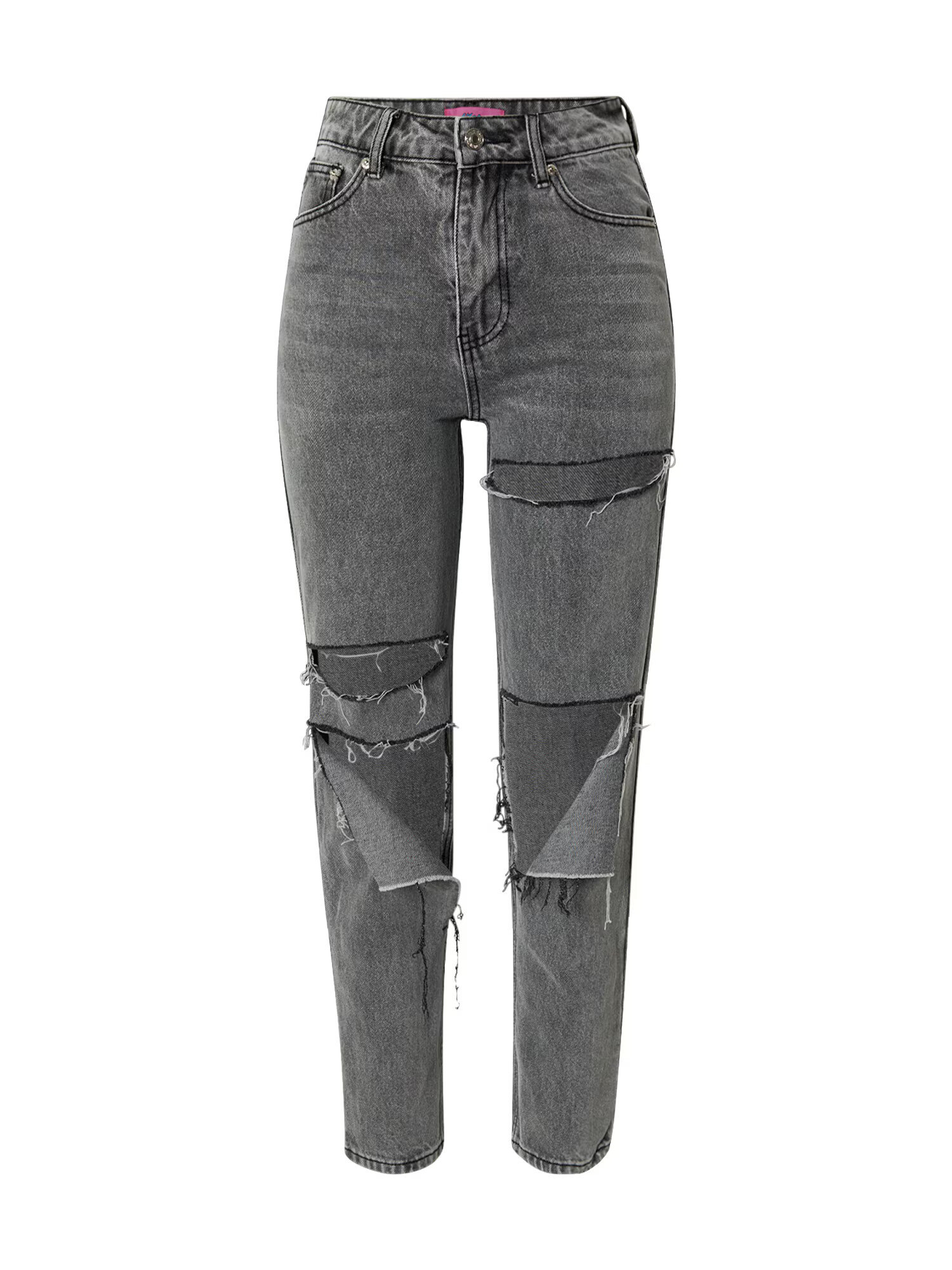 Edikted Jeans 'Elle' gri denim - Pled.ro