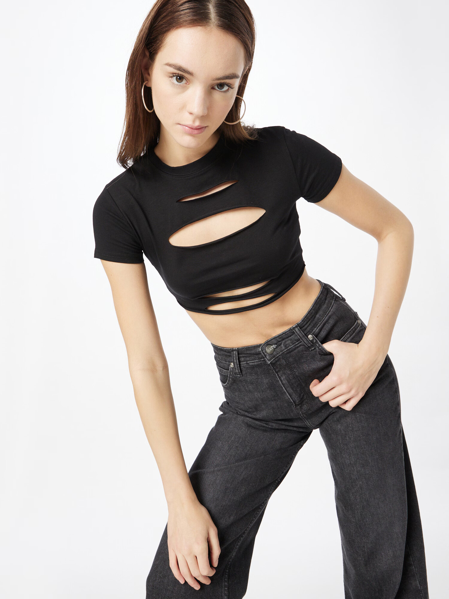 Edikted Tricou 'Karina' negru - Pled.ro