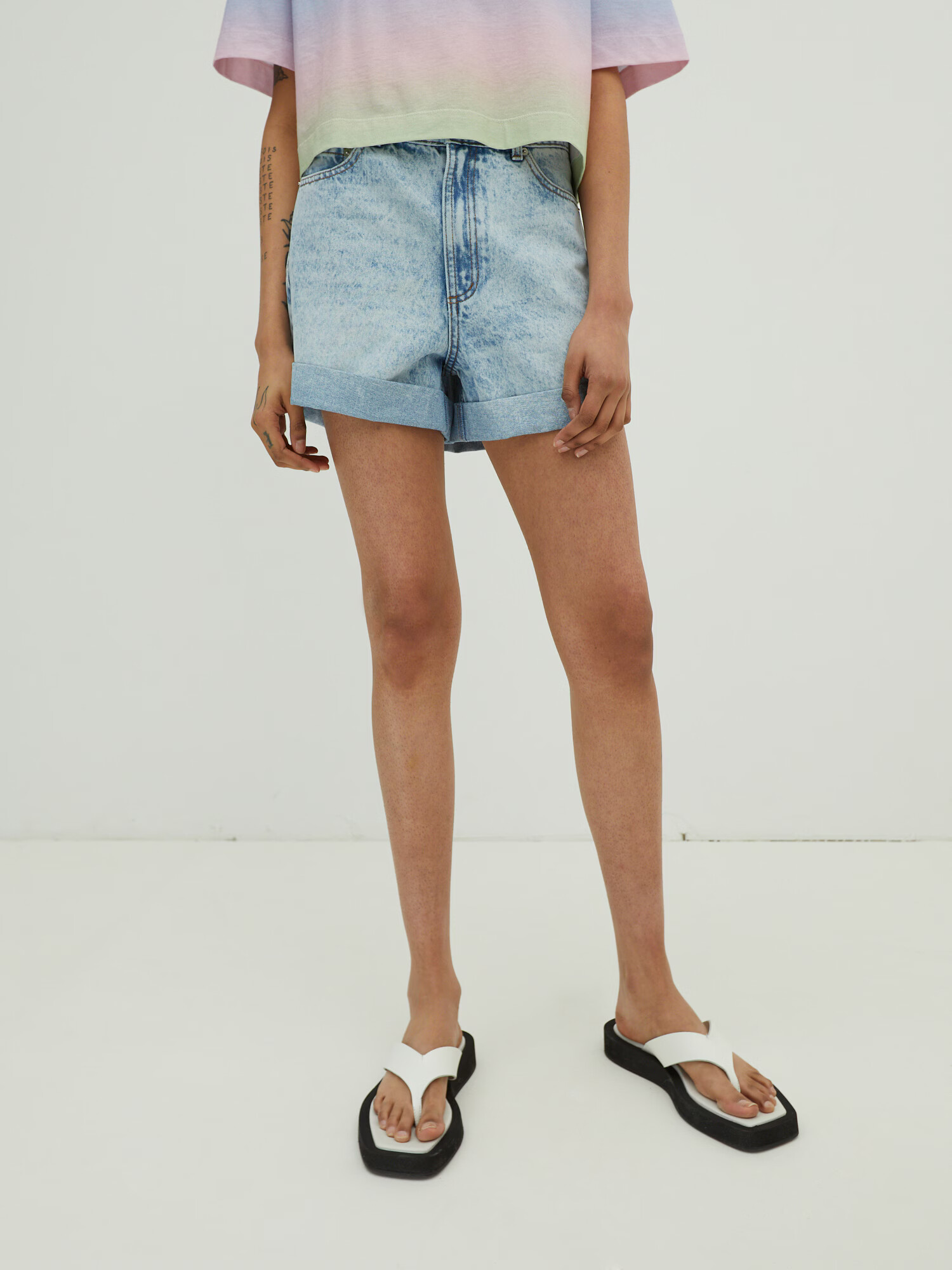 EDITED Jeans 'Amy' albastru denim - Pled.ro