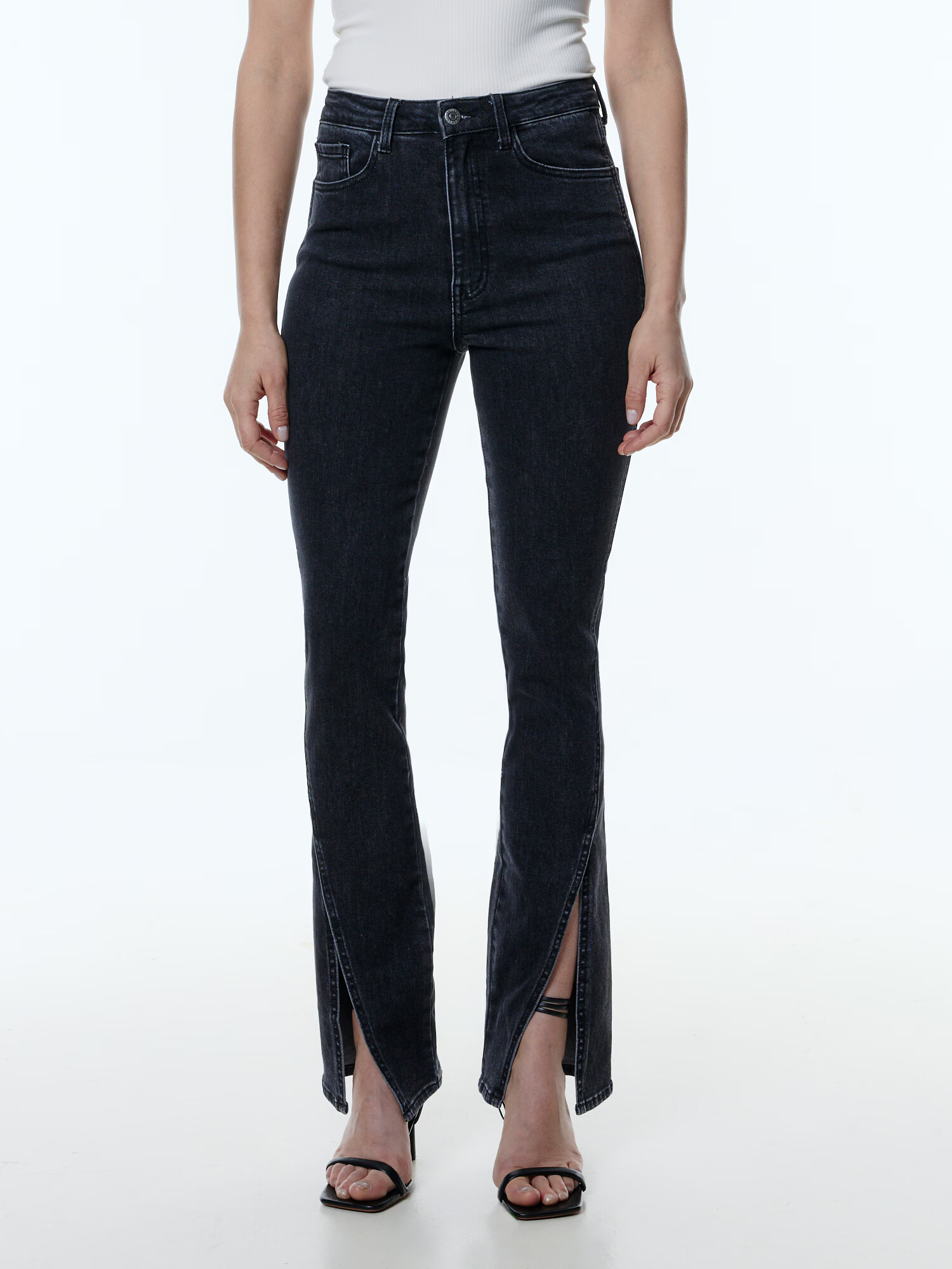 EDITED Jeans 'Annilie' negru - Pled.ro