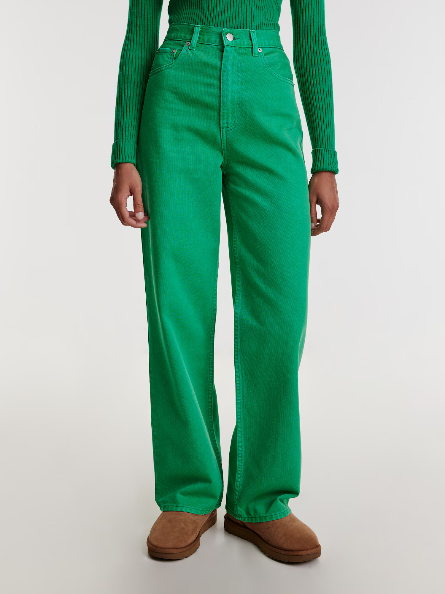 EDITED Jeans 'Avery' verde - Pled.ro