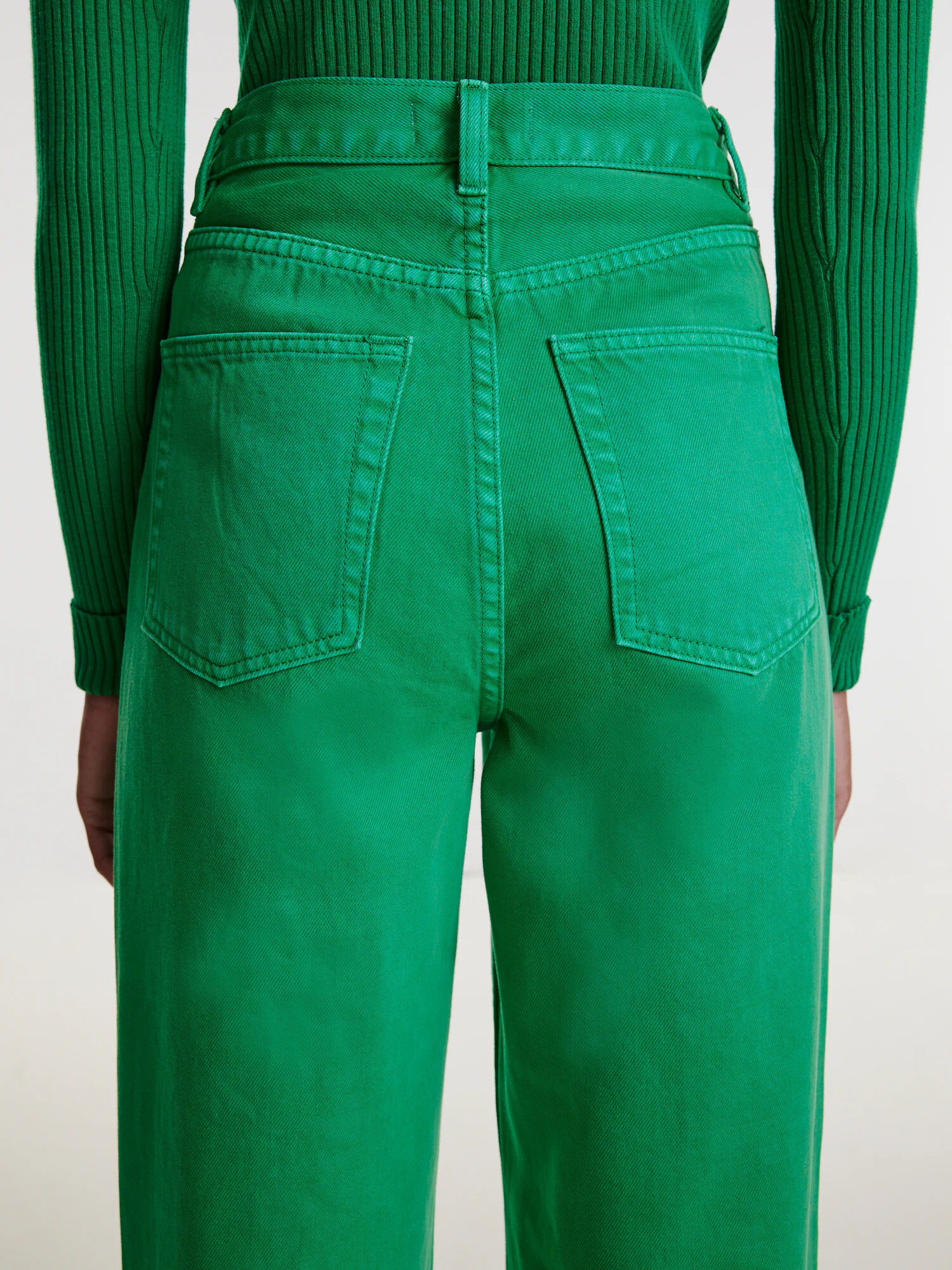 EDITED Jeans 'Avery' verde - Pled.ro