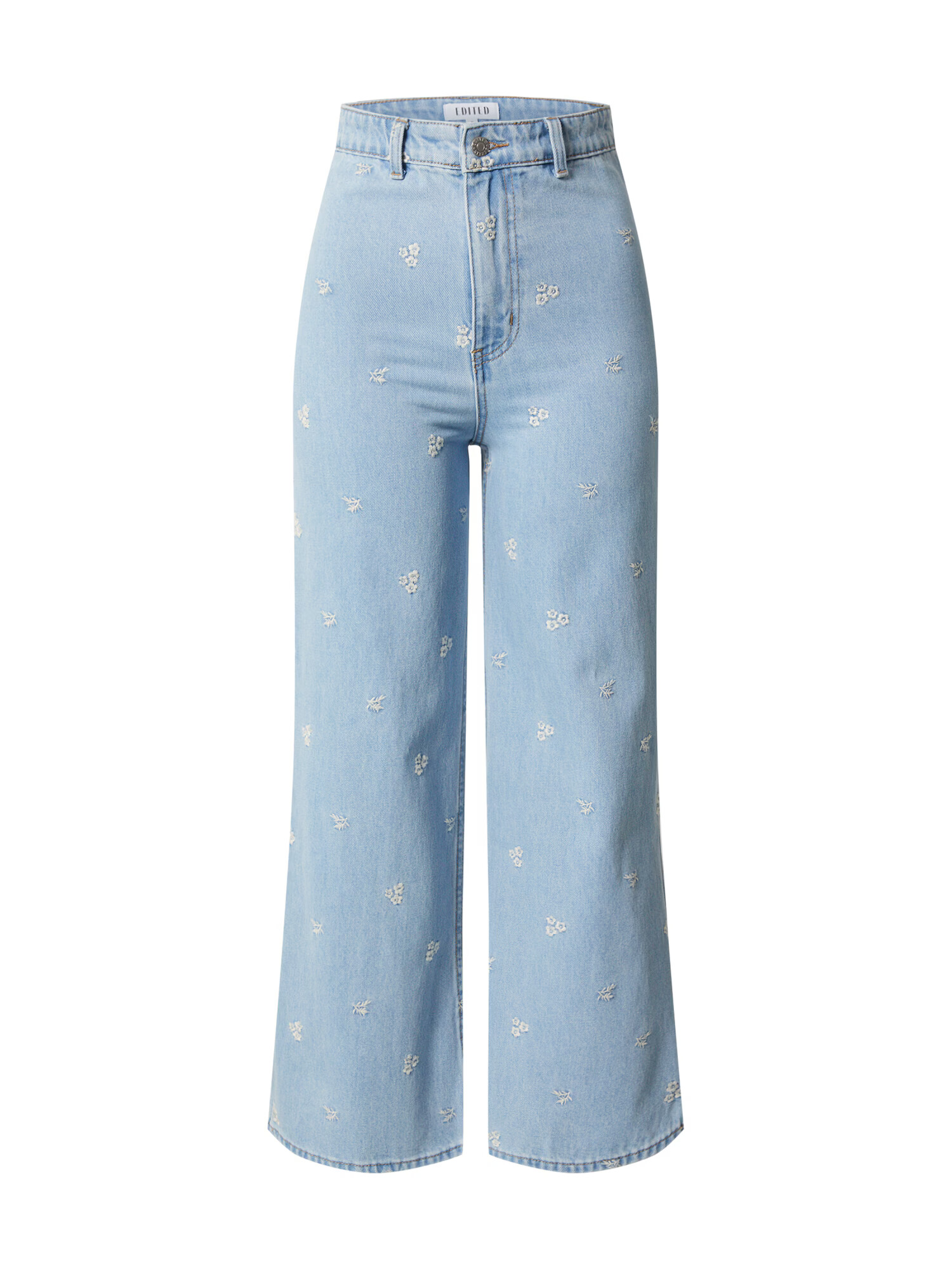 EDITED Jeans 'Chrissy' albastru denim / alb - Pled.ro