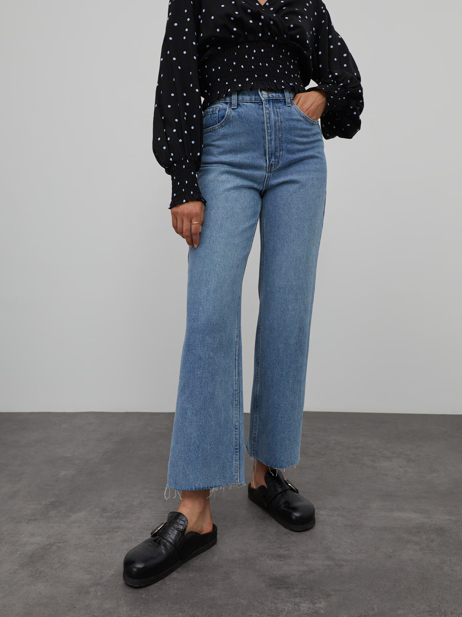 EDITED Jeans 'Esra' albastru denim - Pled.ro