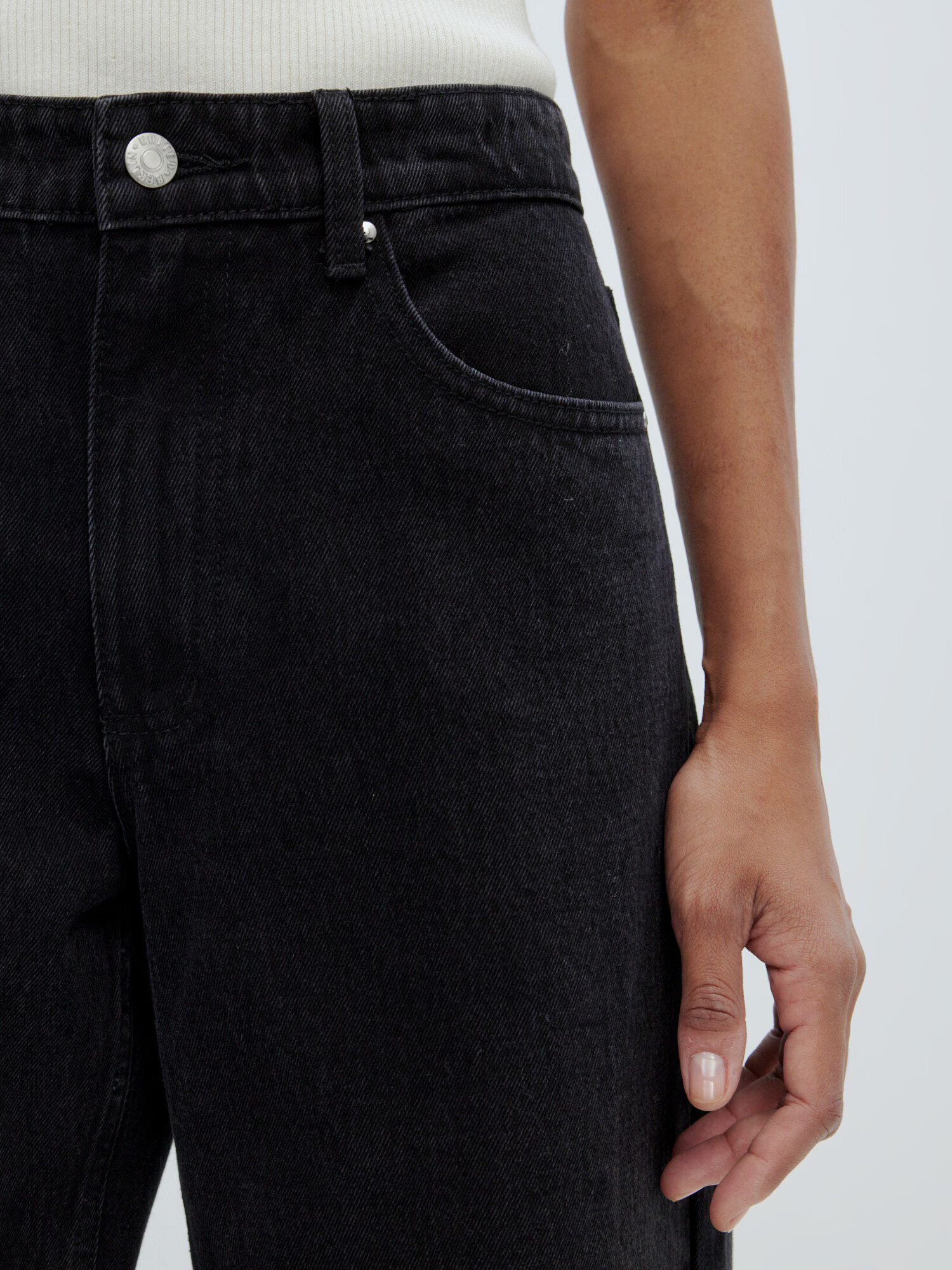 EDITED Jeans 'Kaya' negru / negru denim - Pled.ro