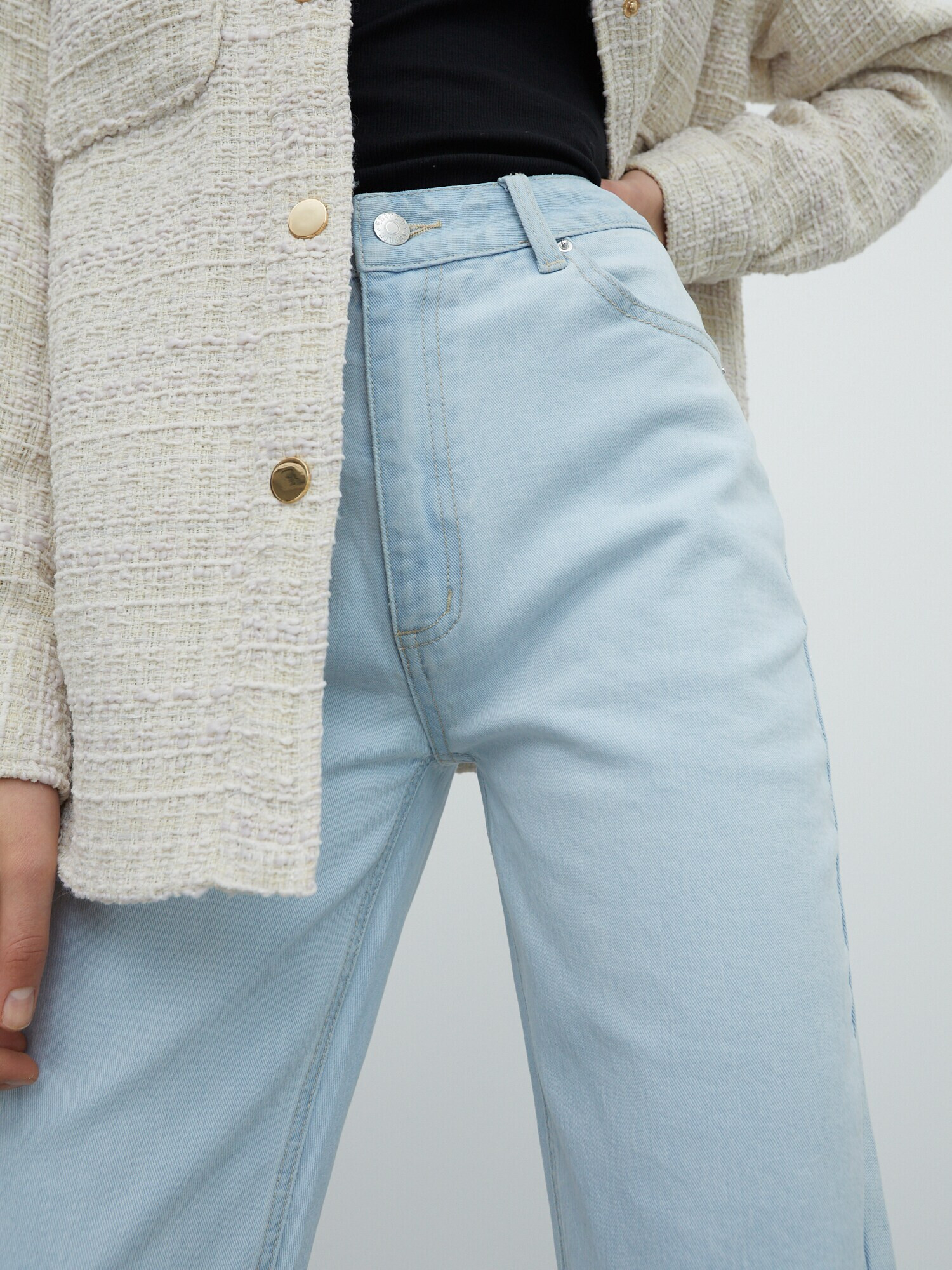 EDITED Jeans 'Mirea' albastru deschis - Pled.ro