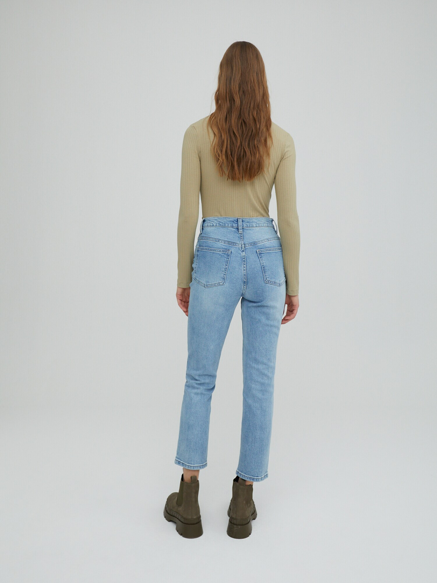 EDITED Jeans 'Natalia' albastru denim - Pled.ro