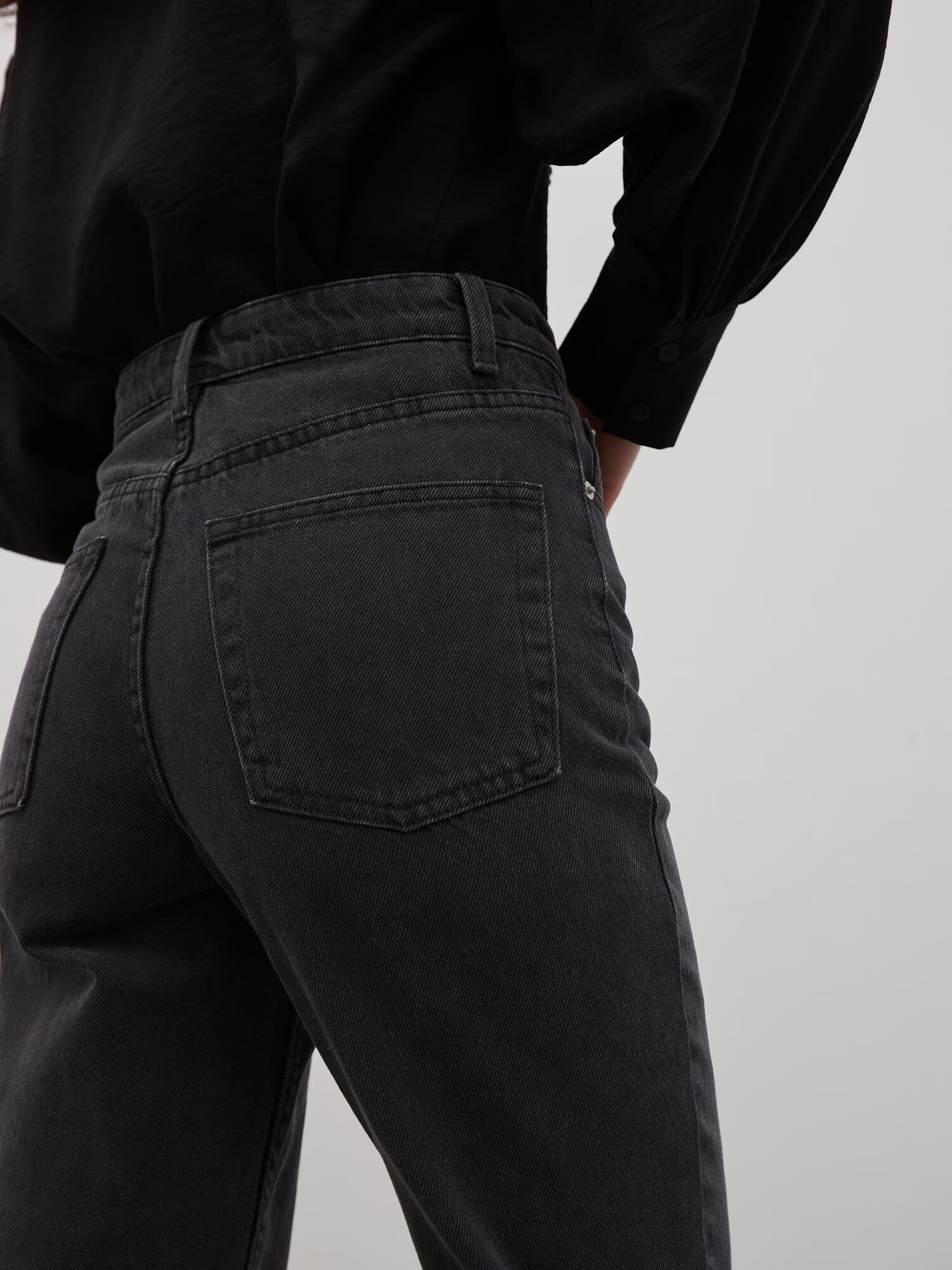 EDITED Jeans 'Pepin' negru denim - Pled.ro