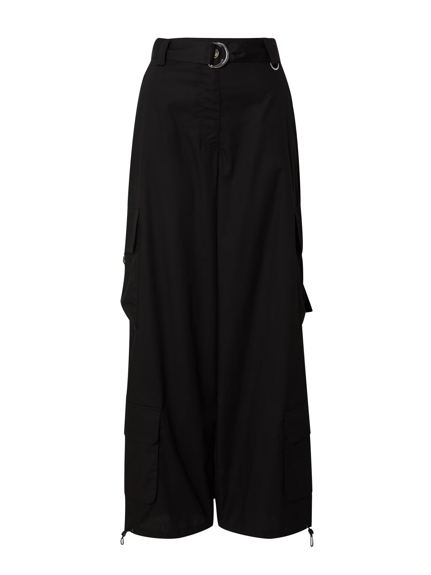 EDITED Pantaloni cu buzunare 'Nia' negru - Pled.ro