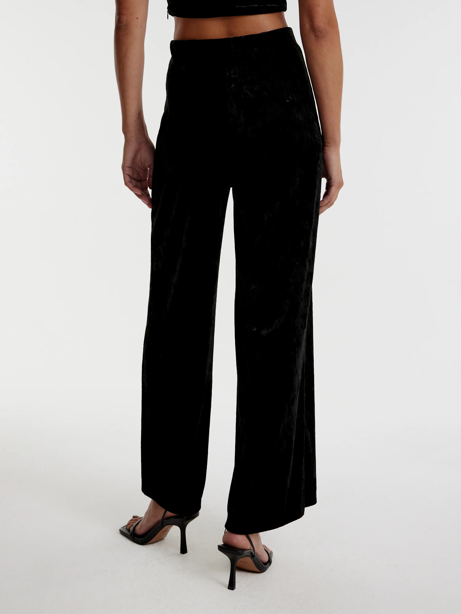 EDITED Pantaloni 'Dahlia' negru - Pled.ro