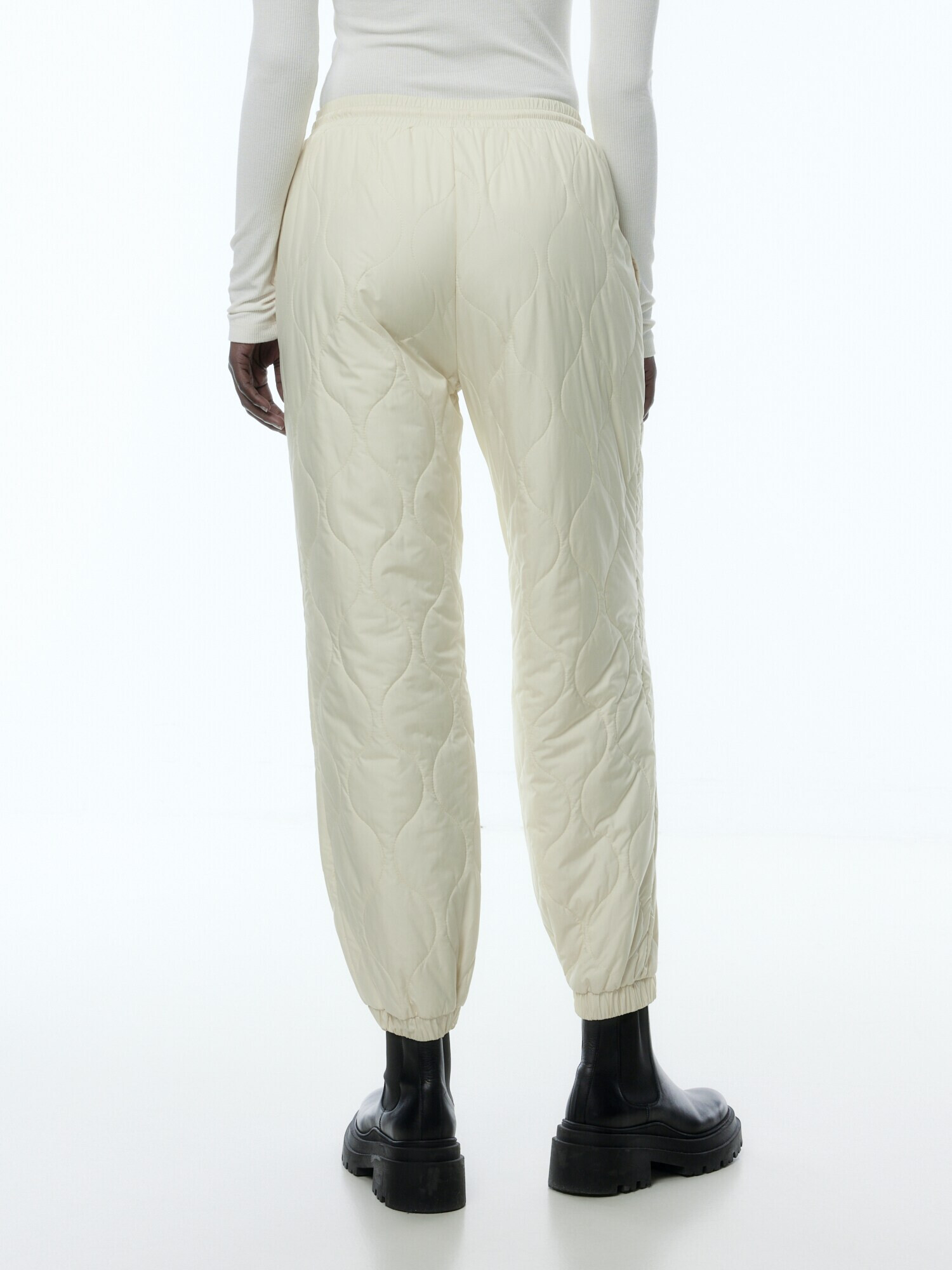 EDITED Pantaloni 'Enrike' bej / galben pastel - Pled.ro