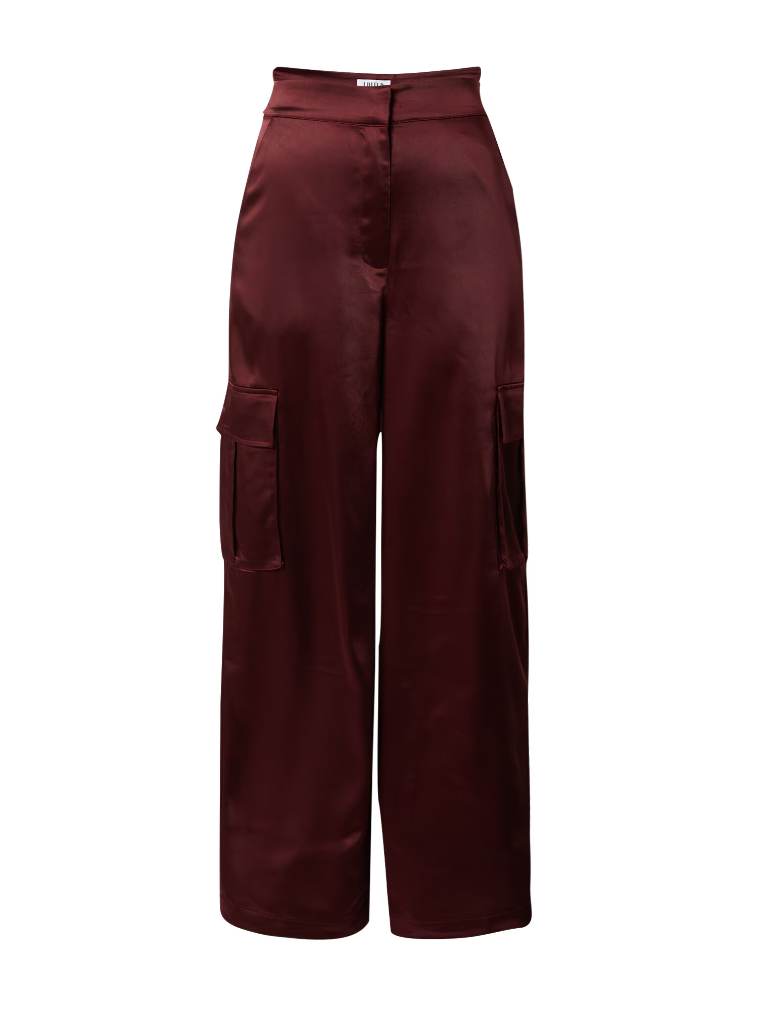 EDITED Pantaloni 'Malena' roșu burgundy - Pled.ro