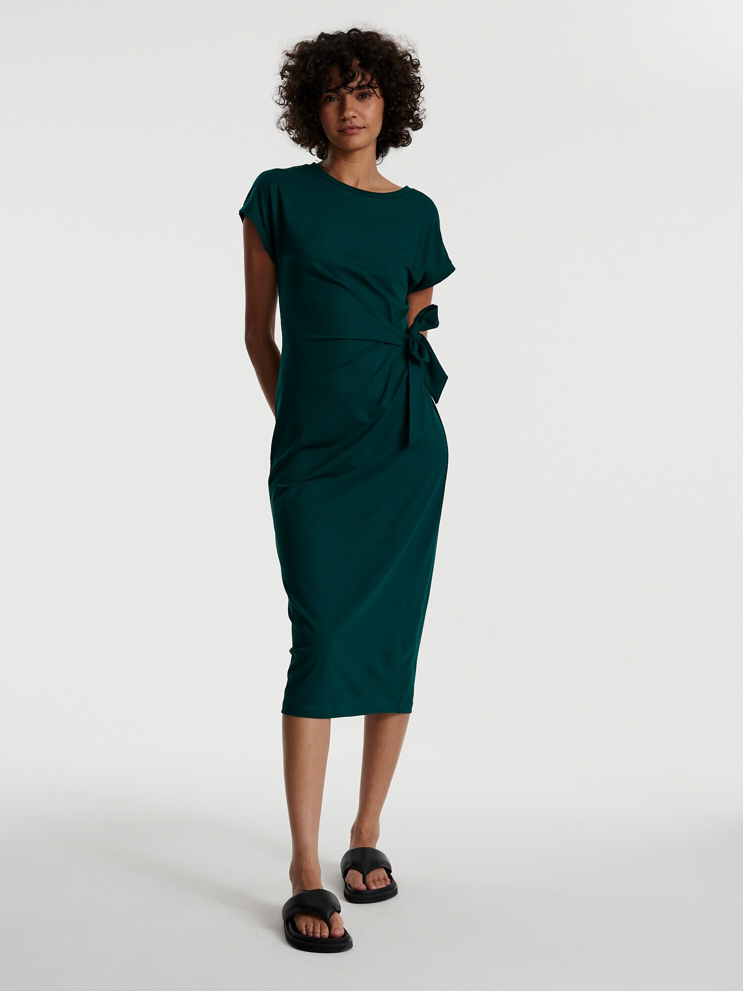 EDITED Rochie 'Milla' verde închis - Pled.ro