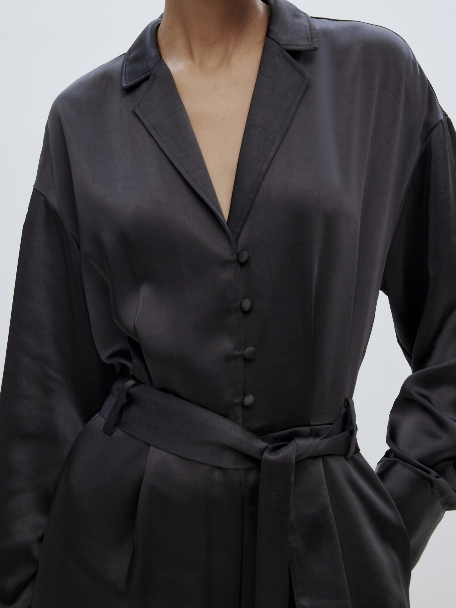 EDITED Salopeta 'Jumpsuit' negru - Pled.ro